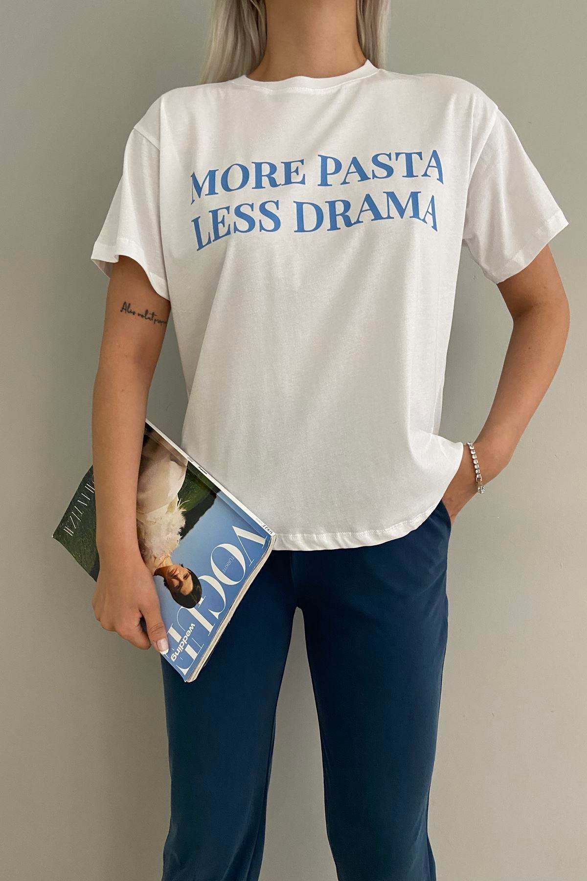 BİSİKLET YAKA BASKILI TSHIRT