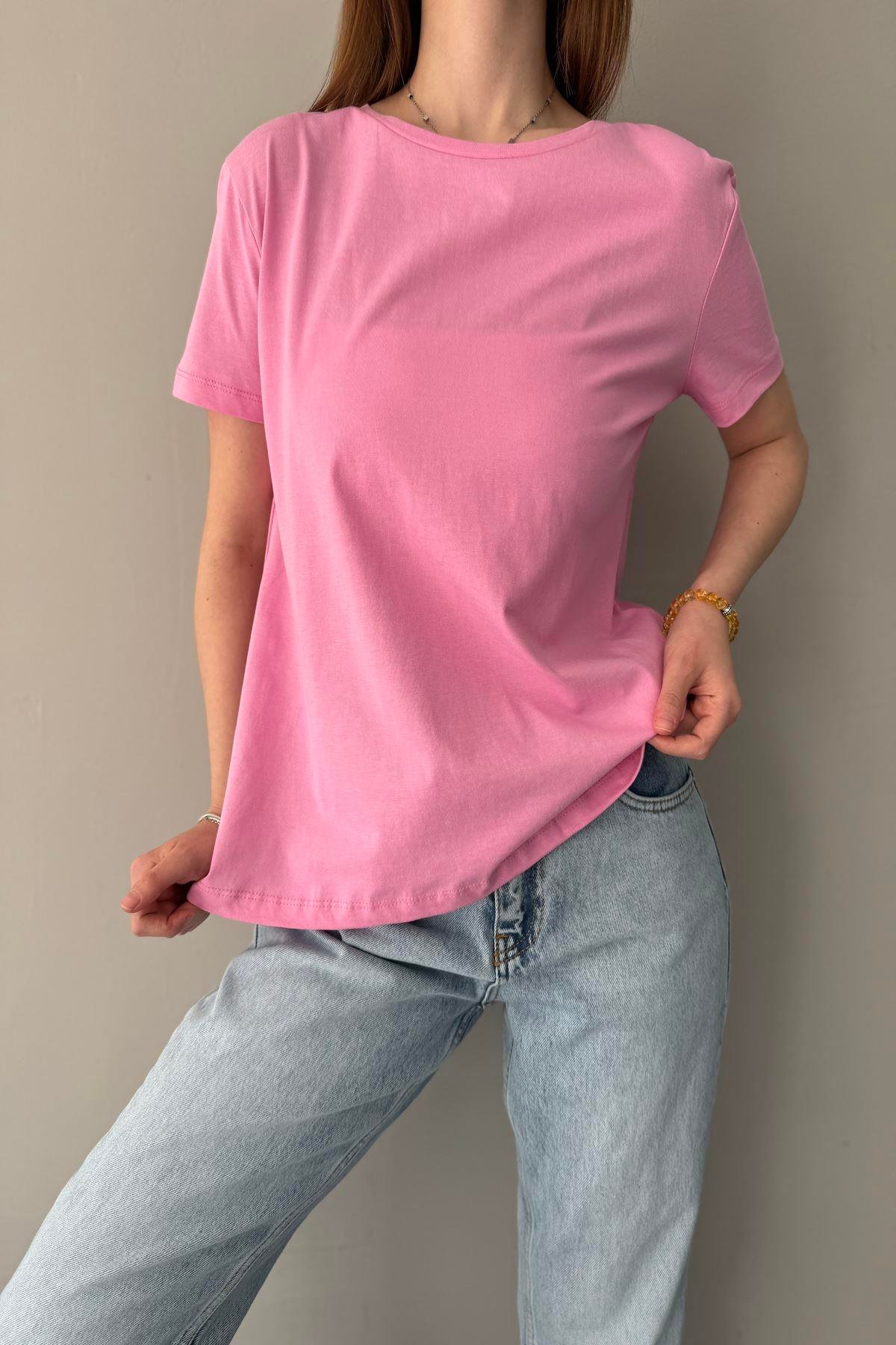 BİSİKLET YAKA DÜŞÜK OMUZ TSHIRT