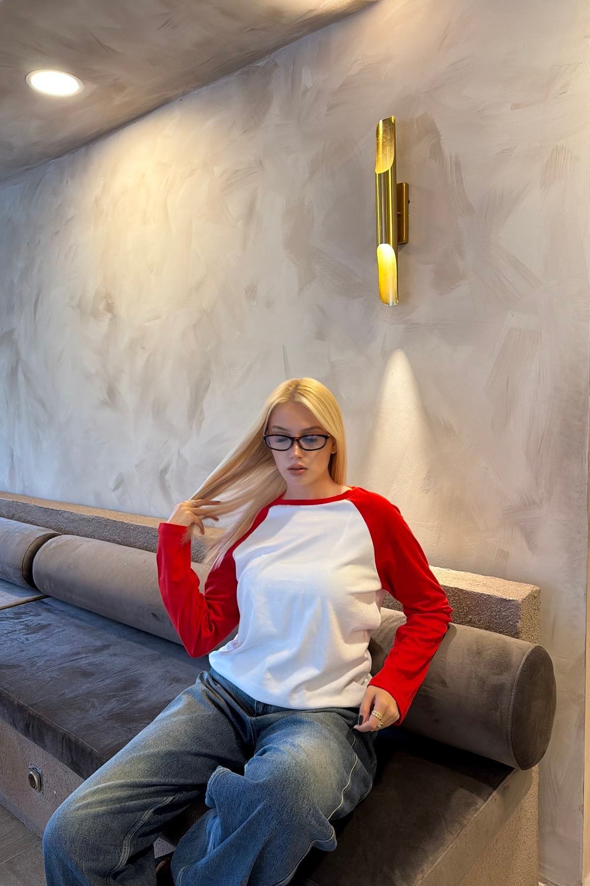 BİSİKLET YAKA GARNİLİ TSHIRT