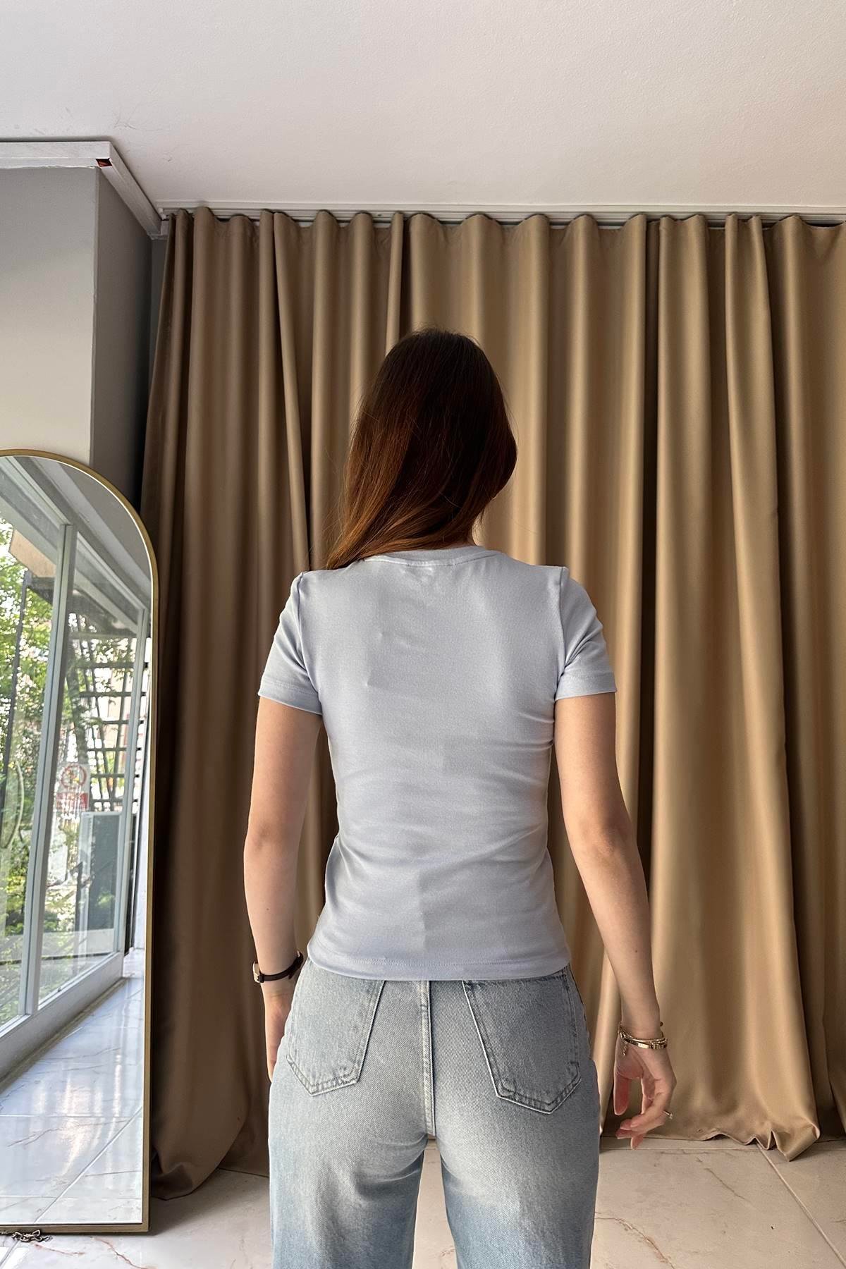 BİSİKLET YAKA KISA KOL TSHIRT