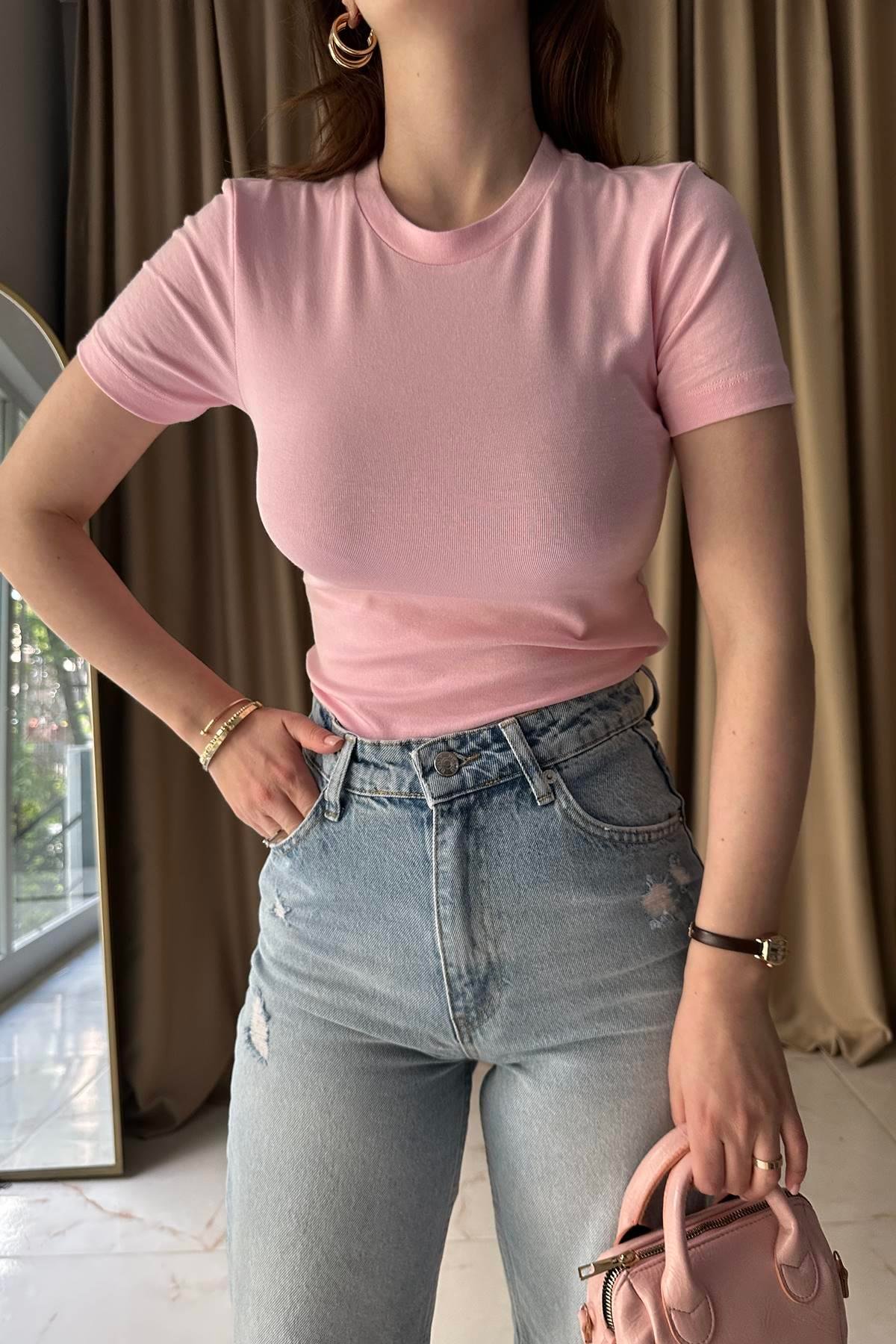 BİSİKLET YAKA KISA KOL TSHIRT