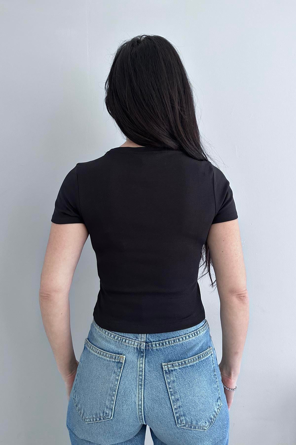 BİSİKLET YAKA KISA KOL TSHIRT