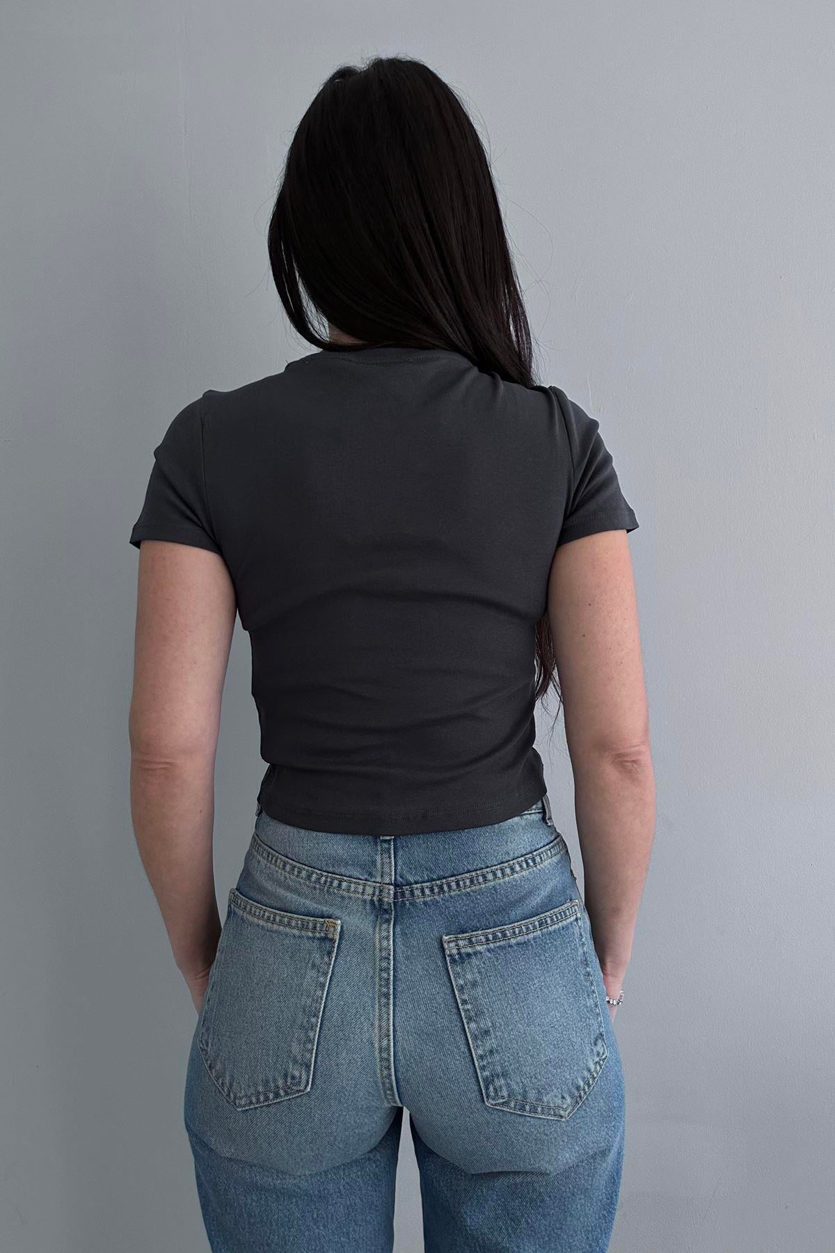 BİSİKLET YAKA KISA KOL TSHIRT