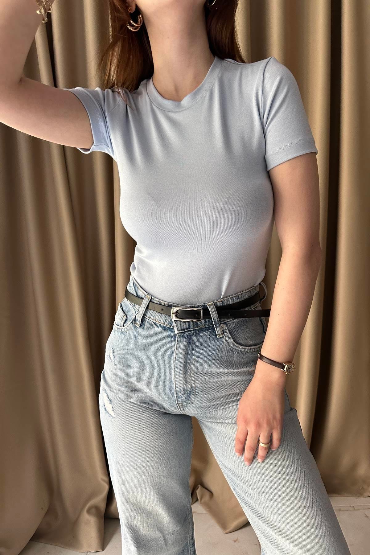BİSİKLET YAKA KISA KOL TSHIRT