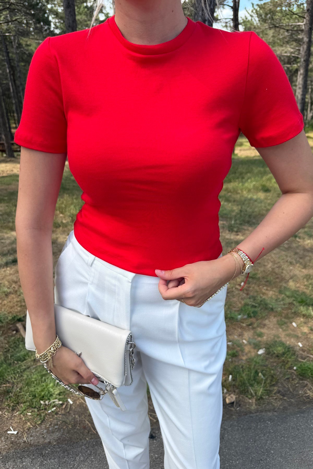 BİSİKLET YAKA KISA TSHIRT