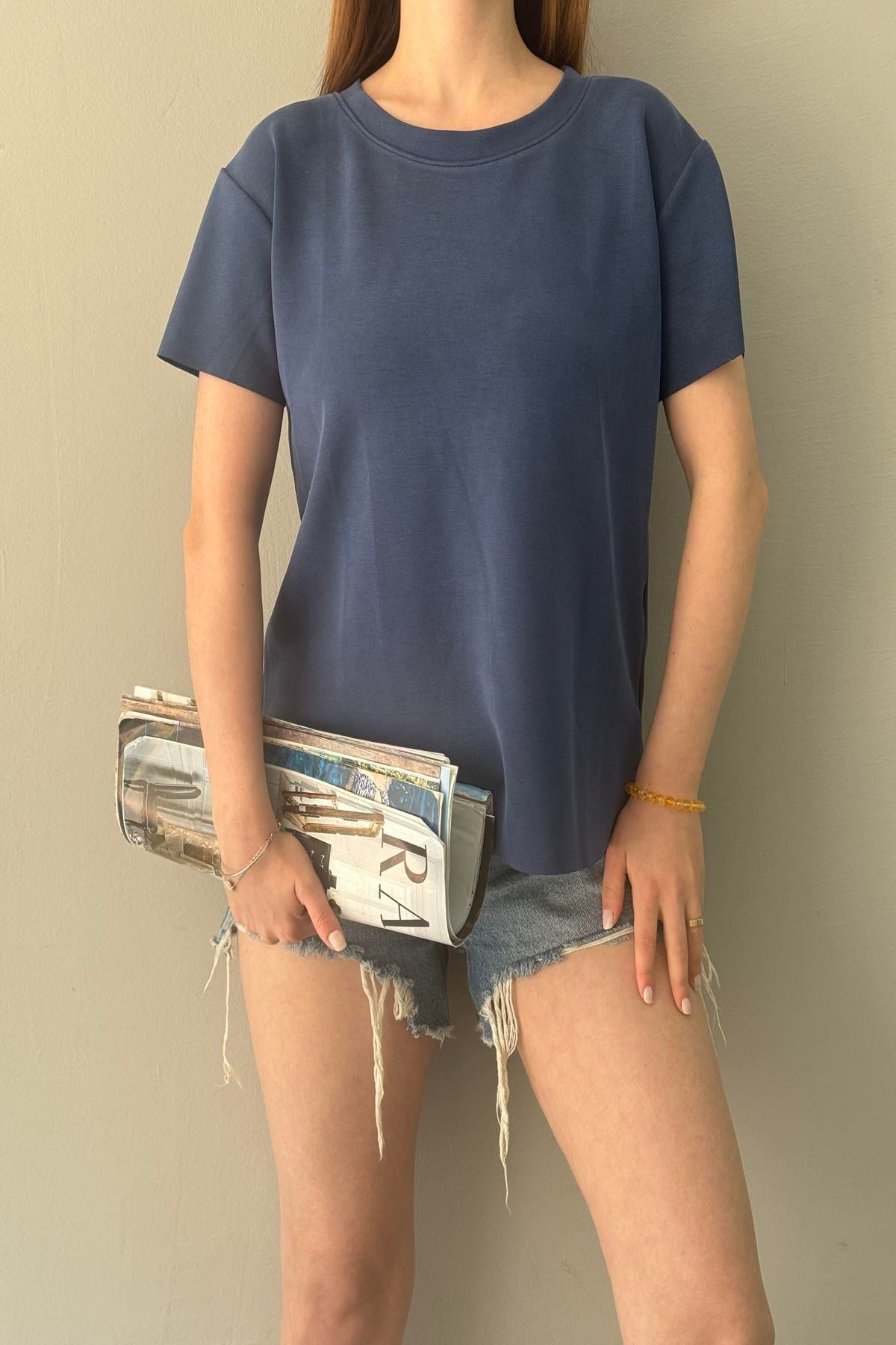 BİSİKLET YAKA MODAL TSHIRT