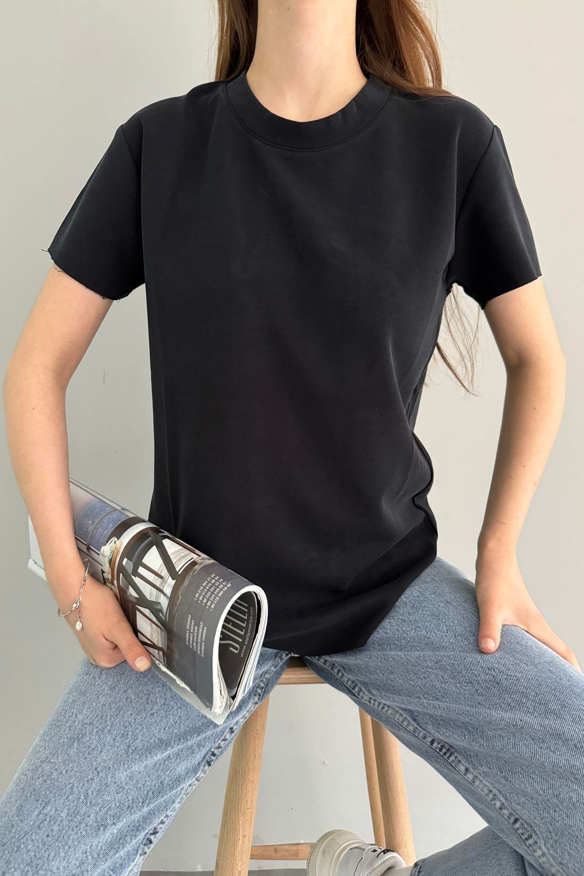 BİSİKLET YAKA MODAL TSHIRT