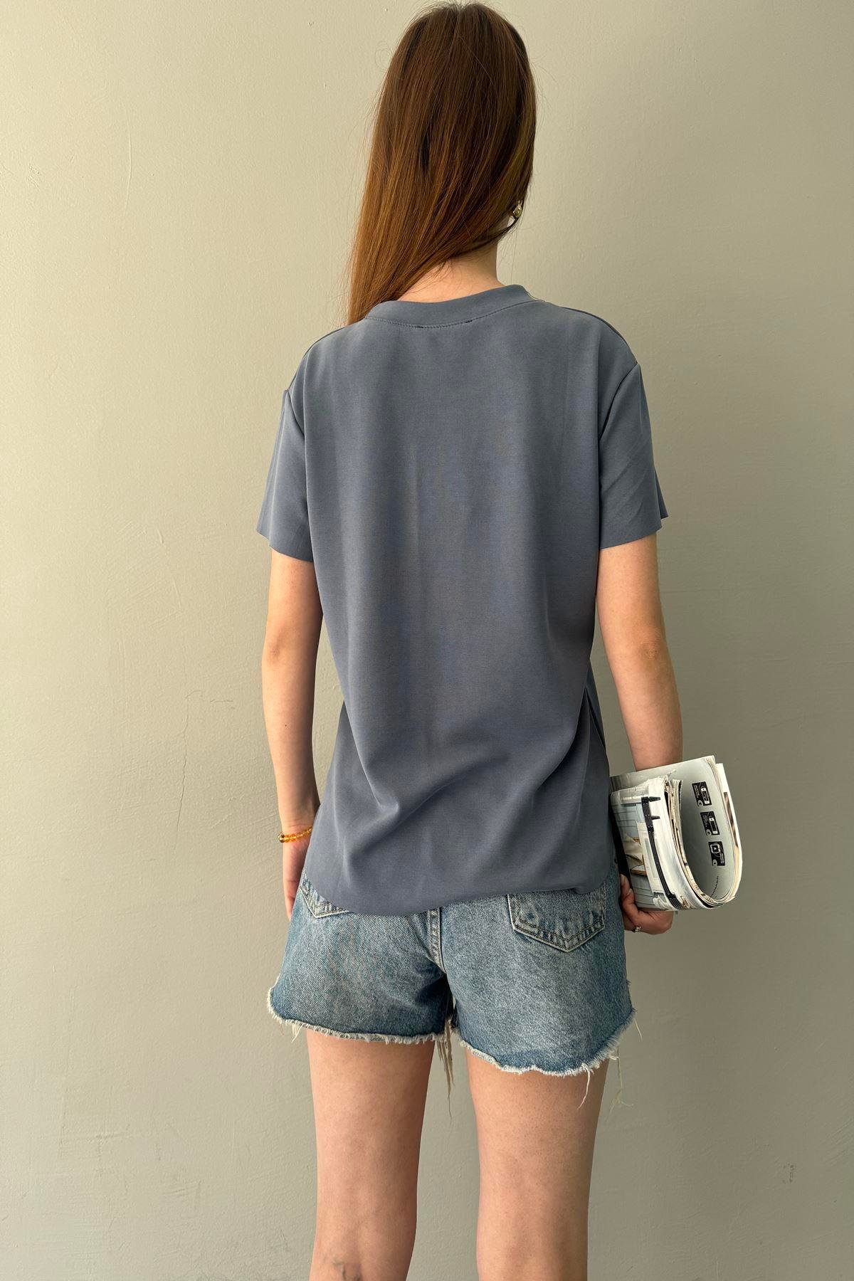 BİSİKLET YAKA MODAL TSHIRT