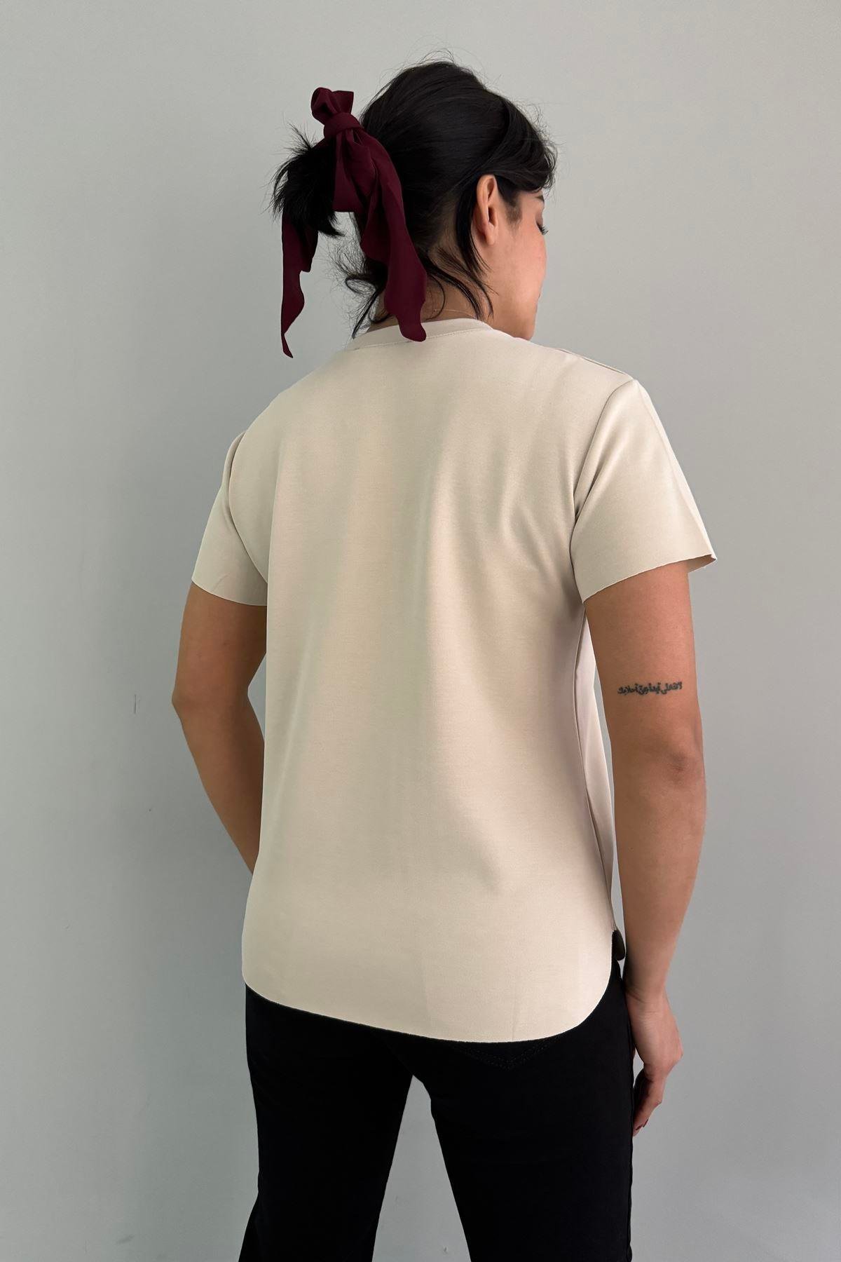 BİSİKLET YAKA MODAL TSHIRT