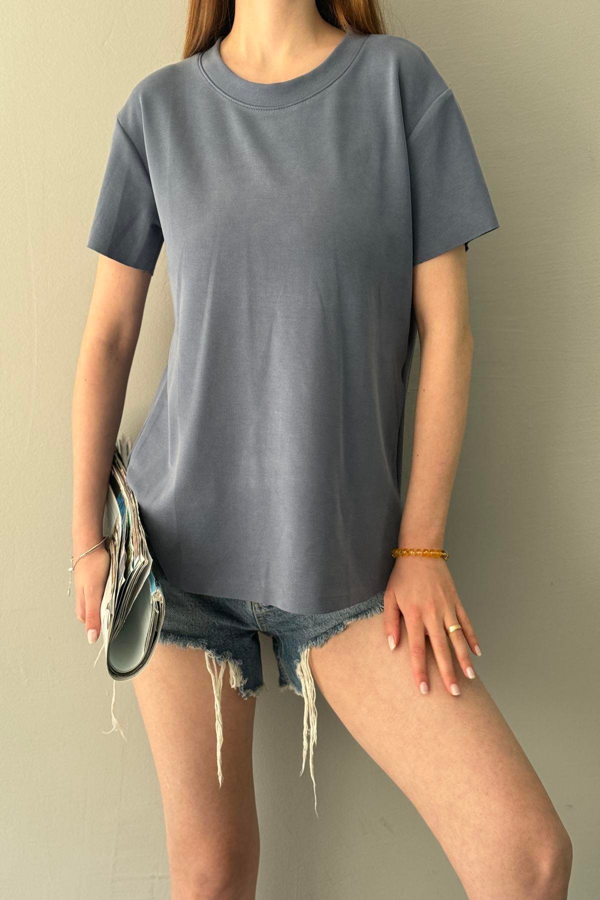BİSİKLET YAKA MODAL TSHIRT