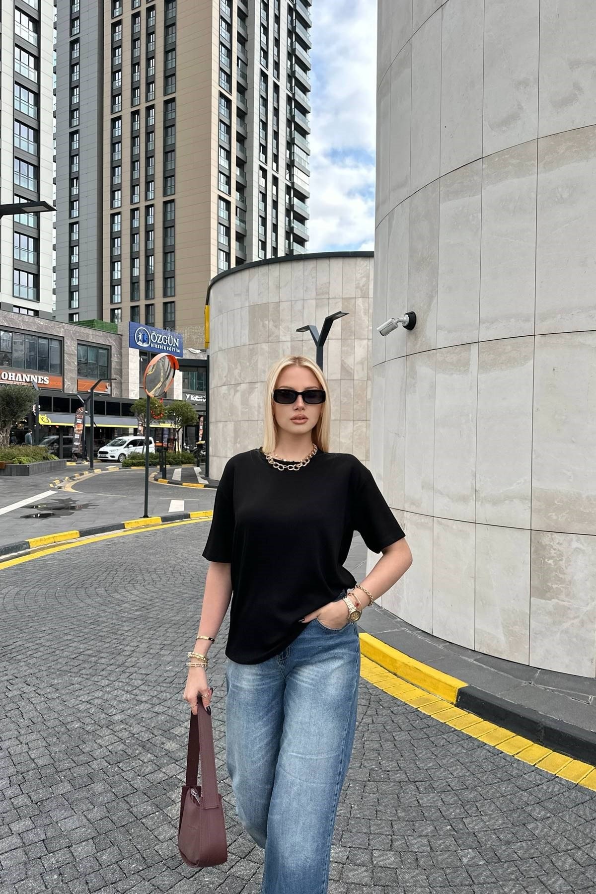 BİSİKLET YAKA MODAL TSHIRT