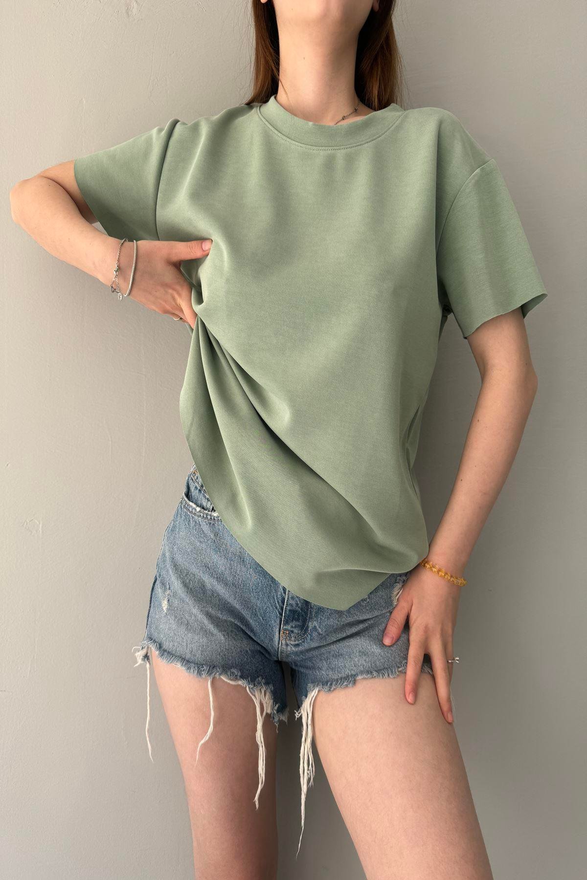 BİSİKLET YAKA MODAL TSHIRT