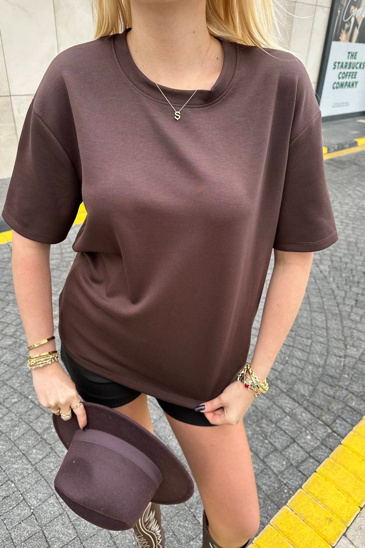 BİSİKLET YAKA MODAL TSHIRT