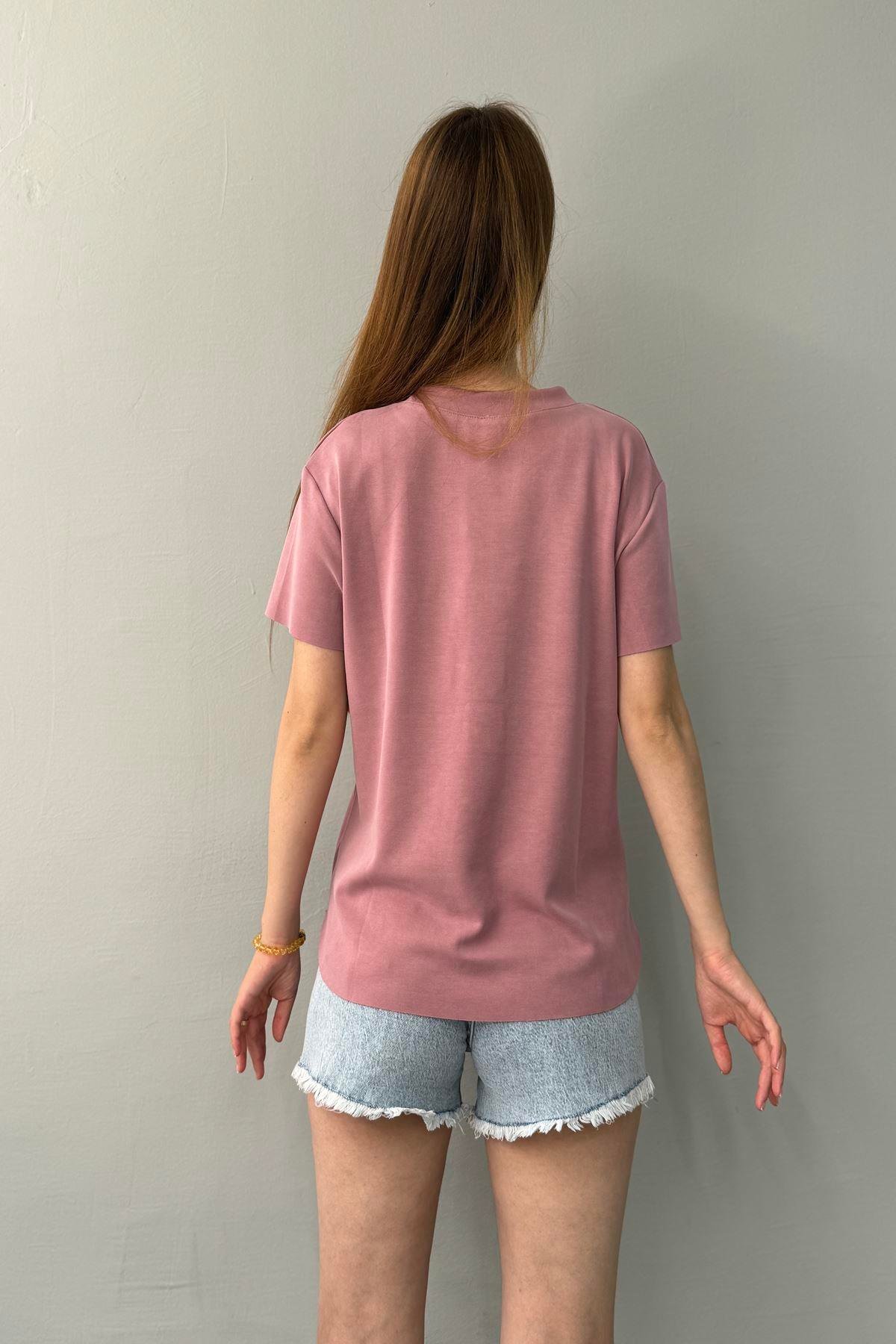 BİSİKLET YAKA MODAL TSHIRT