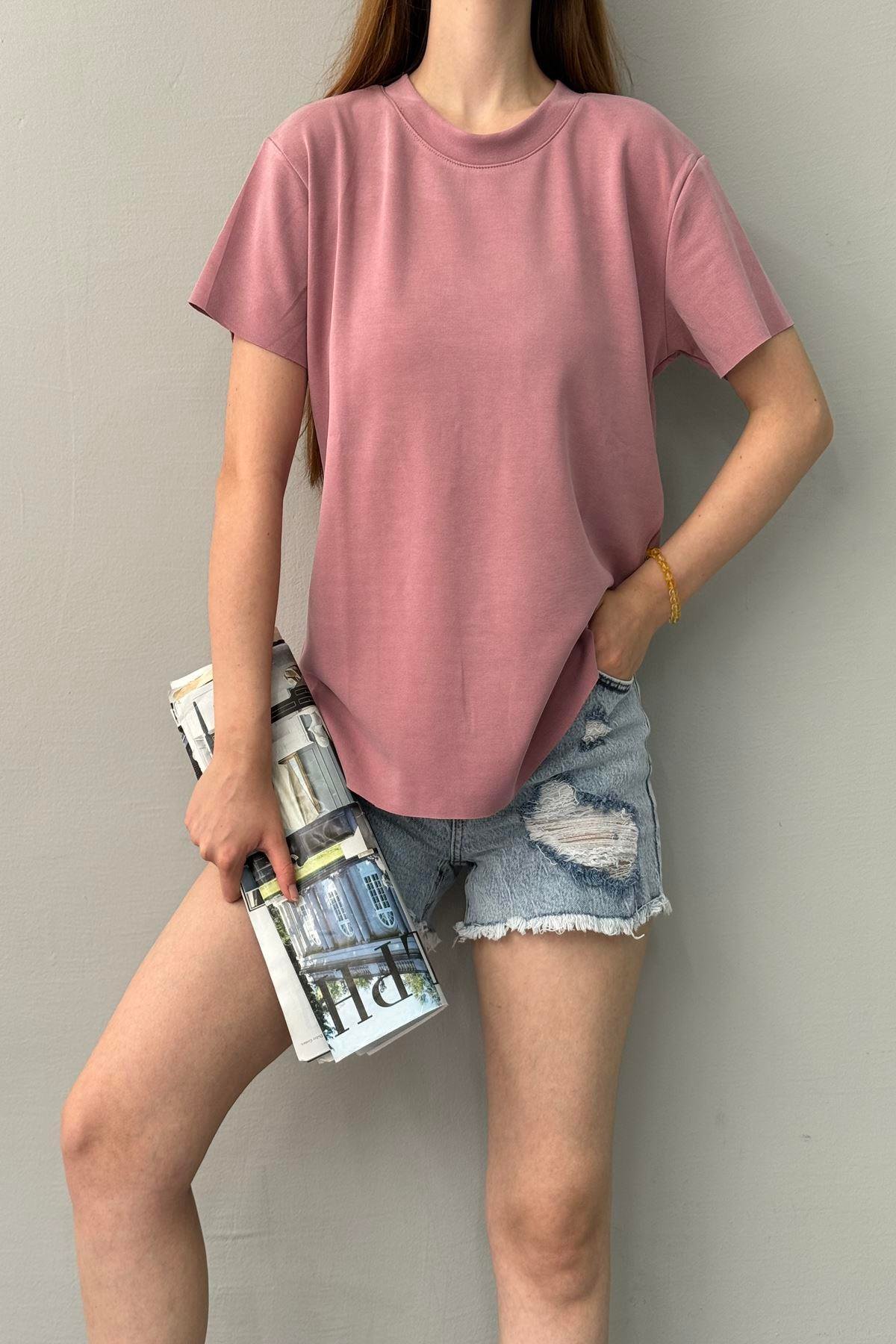 BİSİKLET YAKA MODAL TSHIRT