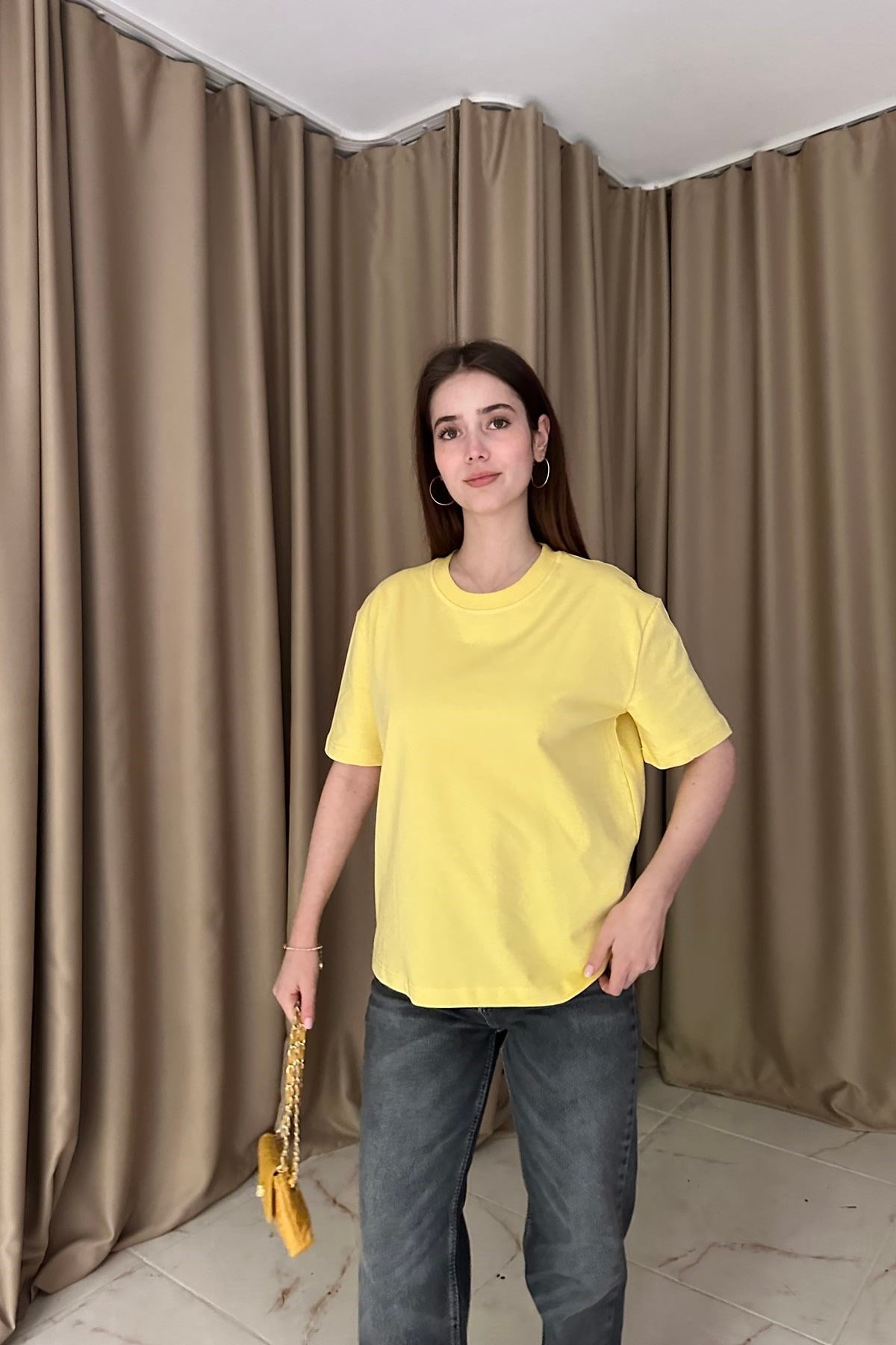 BİSİKLET YAKA TSHIRT