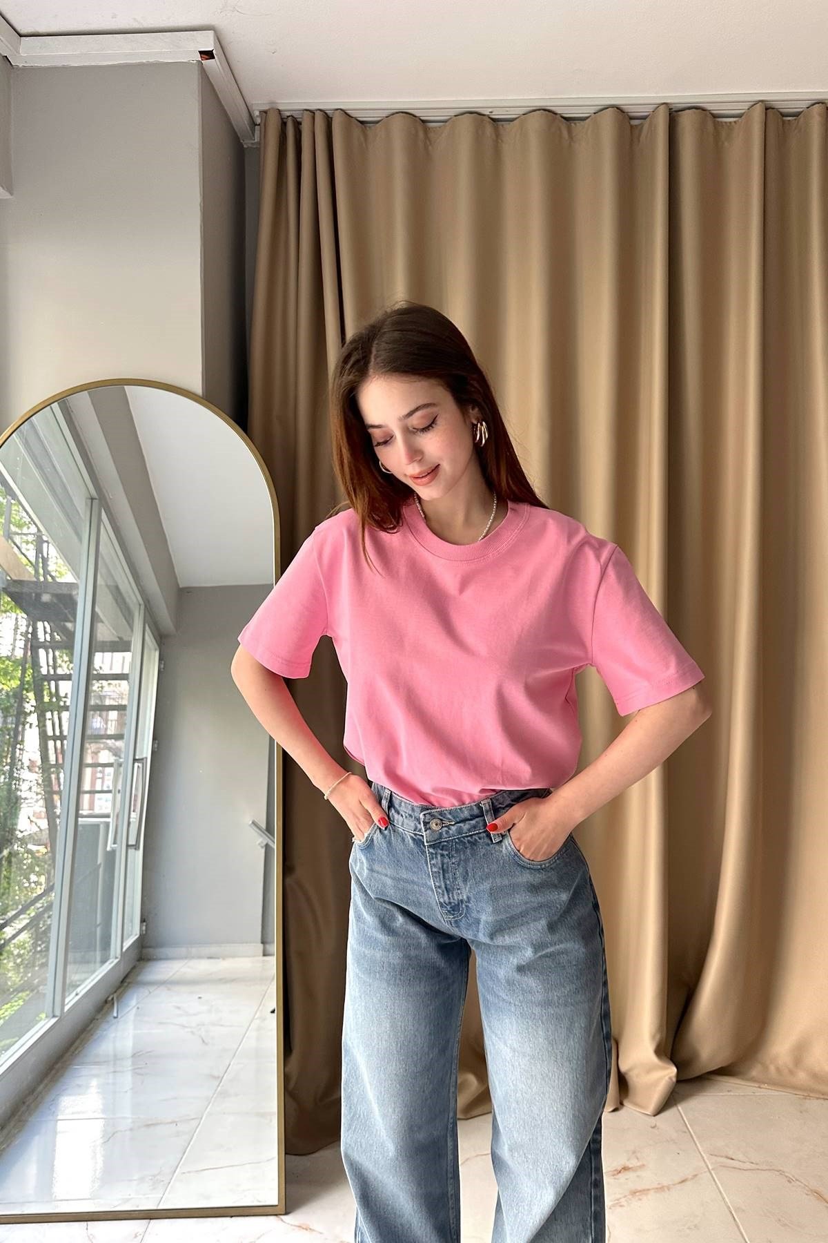 BİSİKLET YAKA TSHIRT