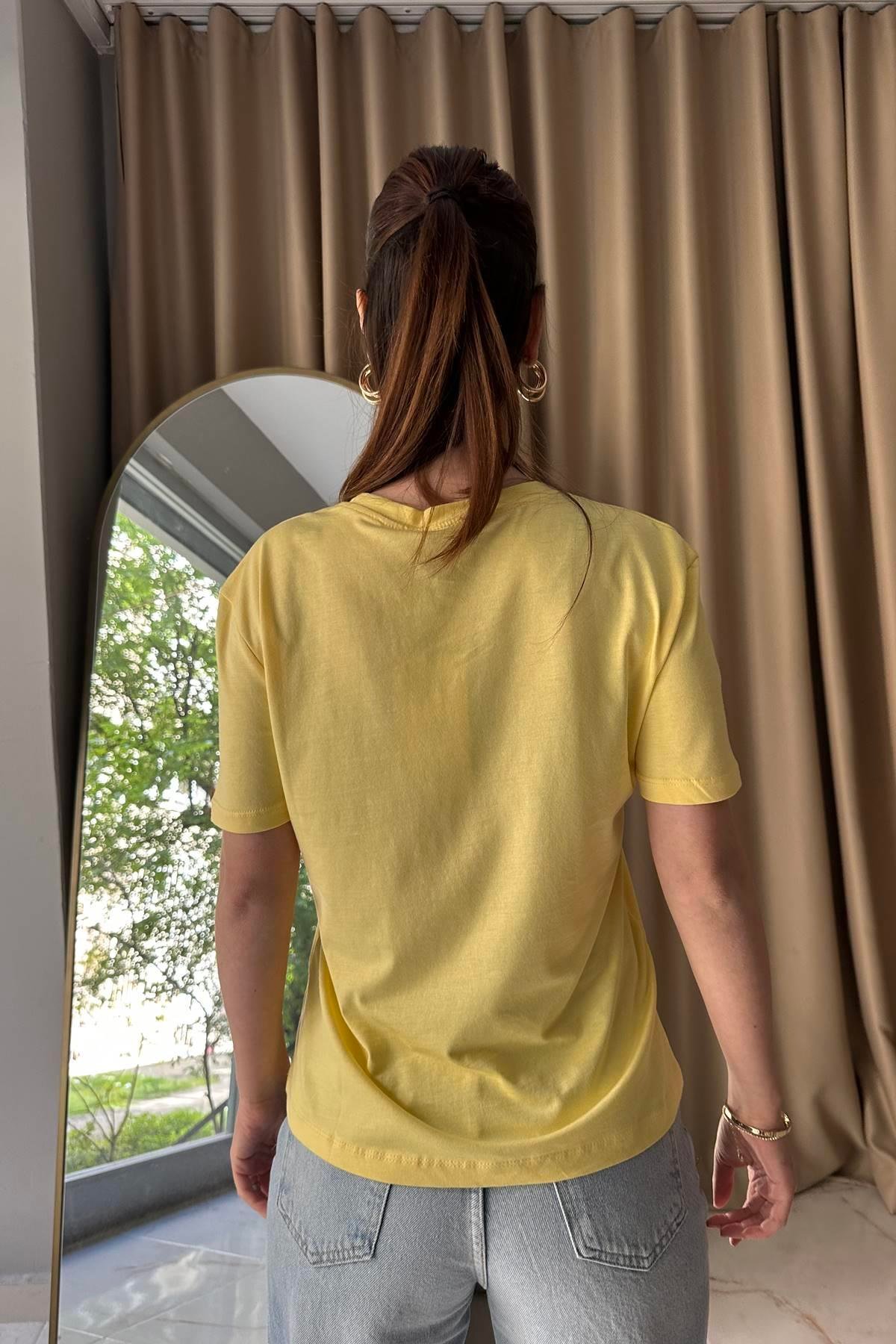 BİSİKLET YAKA TSHIRT