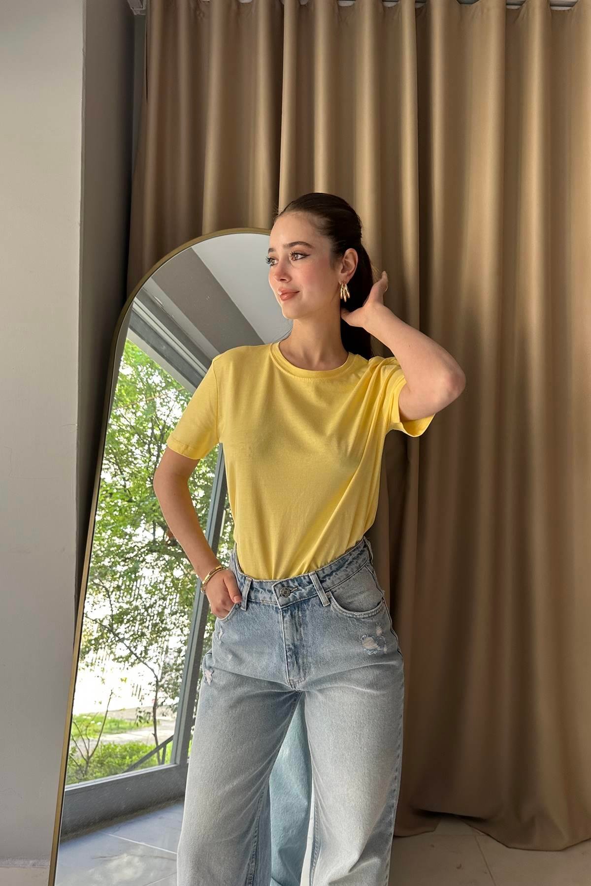BİSİKLET YAKA TSHIRT