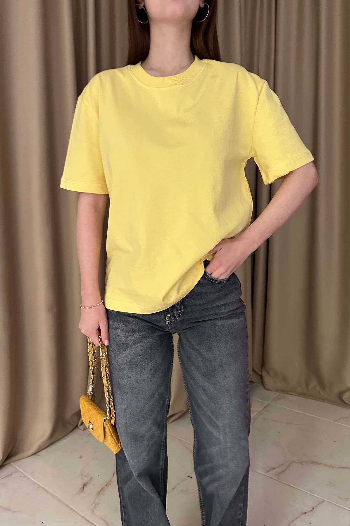 BİSİKLET YAKA TSHIRT