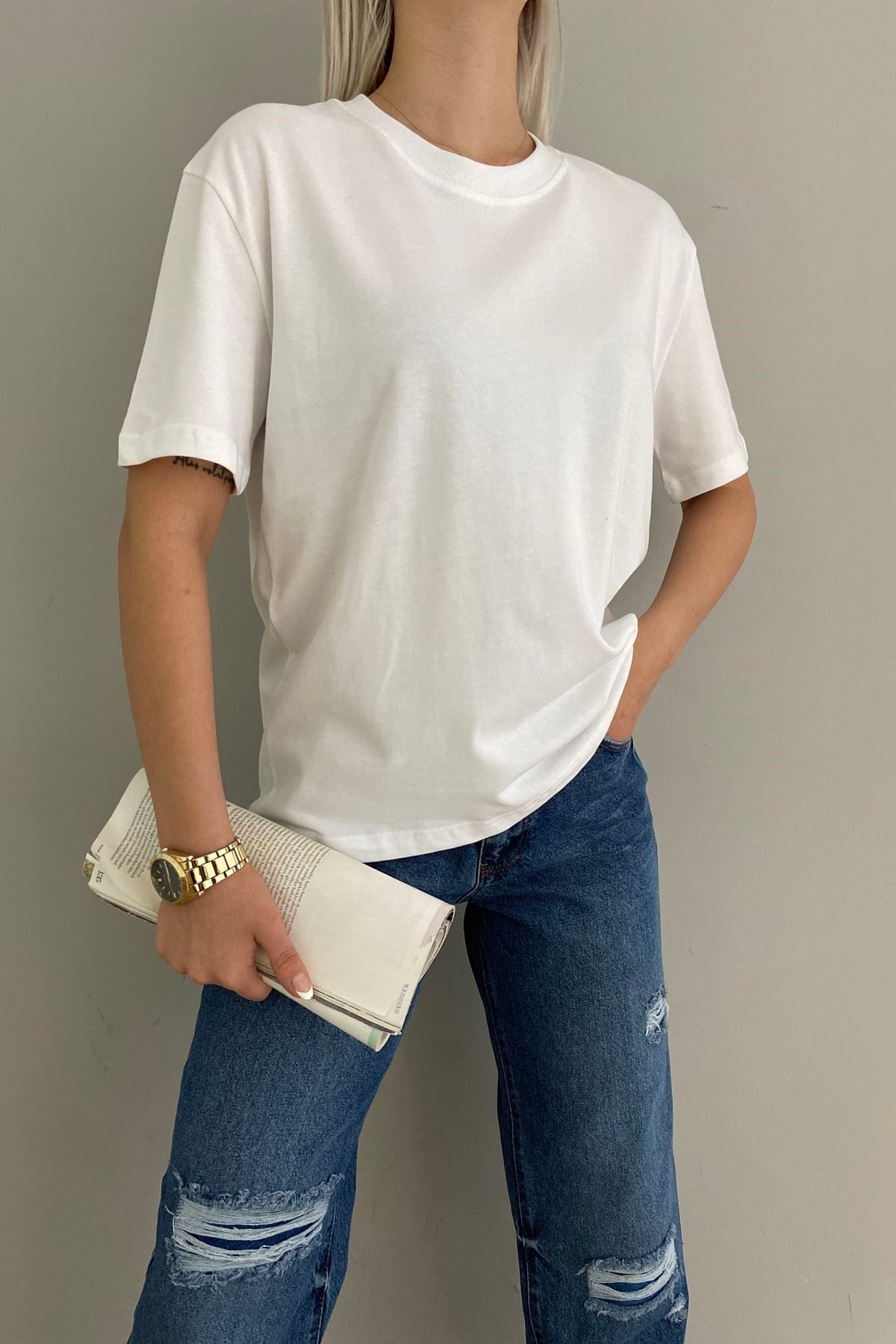 BİSİKLET YAKA TSHIRT