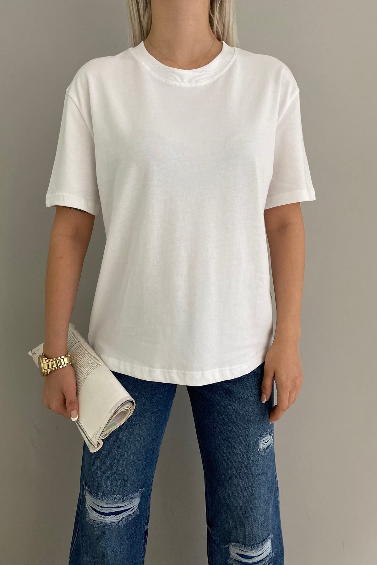 BİSİKLET YAKA TSHIRT