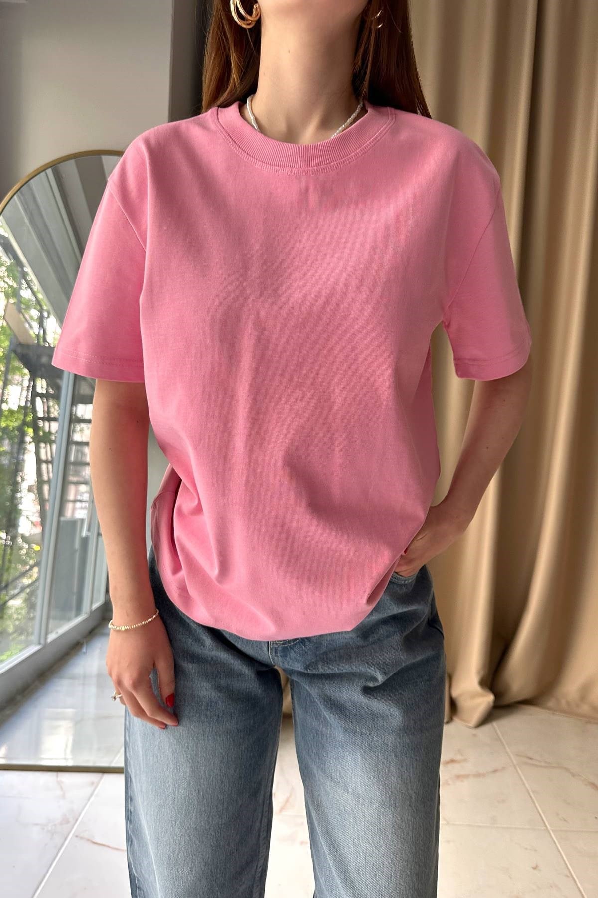 BİSİKLET YAKA TSHIRT