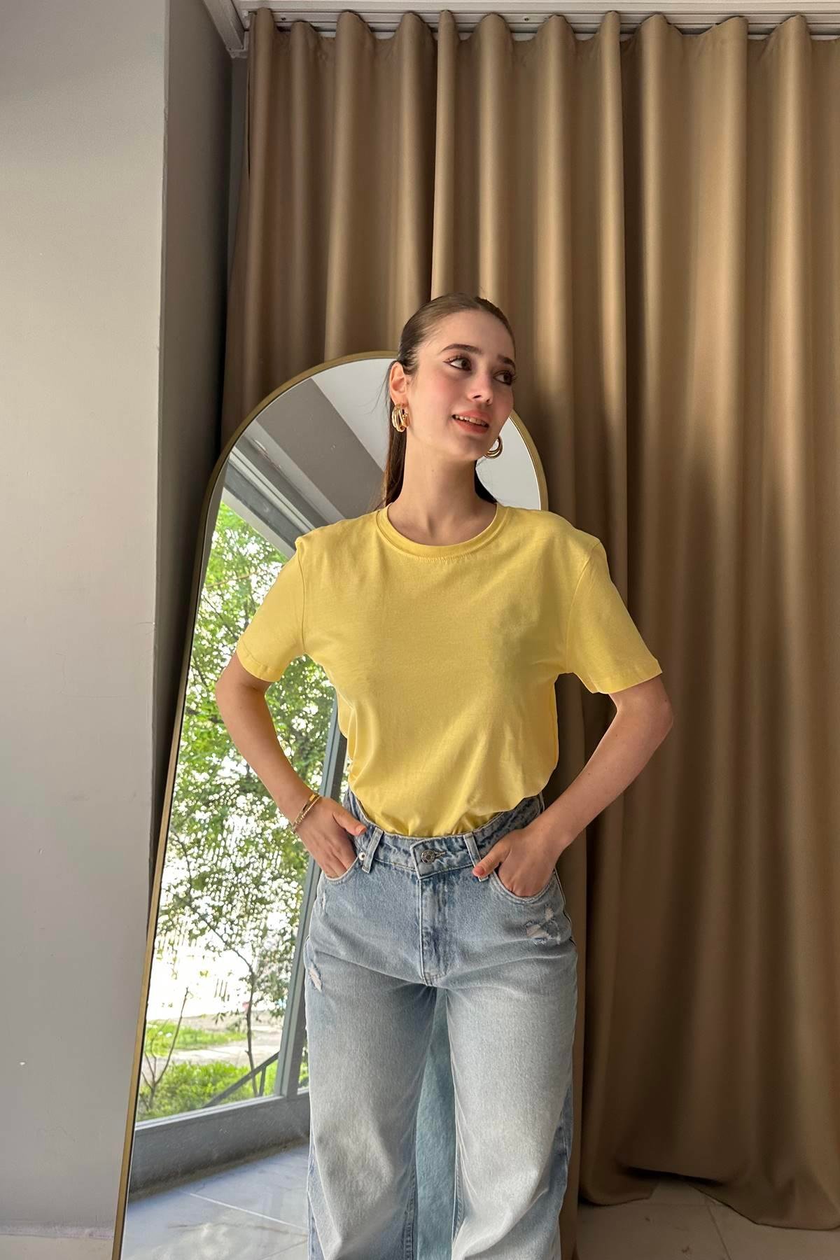 BİSİKLET YAKA TSHIRT