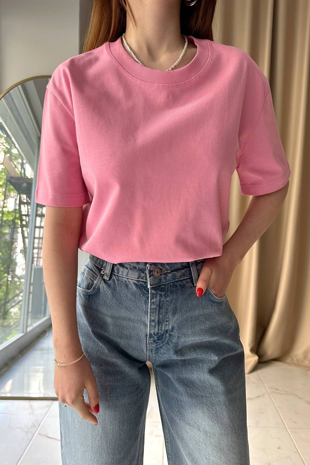 BİSİKLET YAKA TSHIRT
