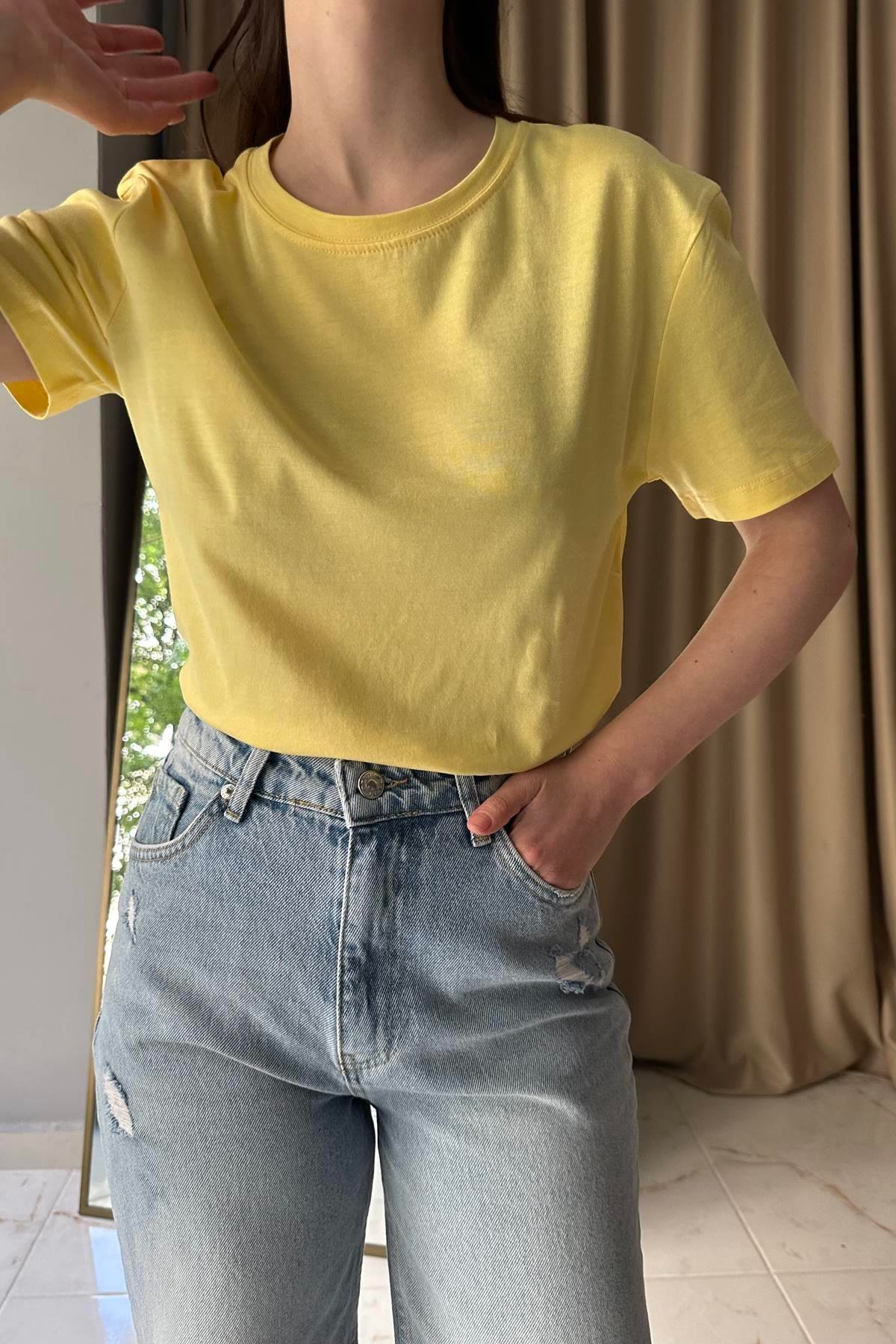 BİSİKLET YAKA TSHIRT