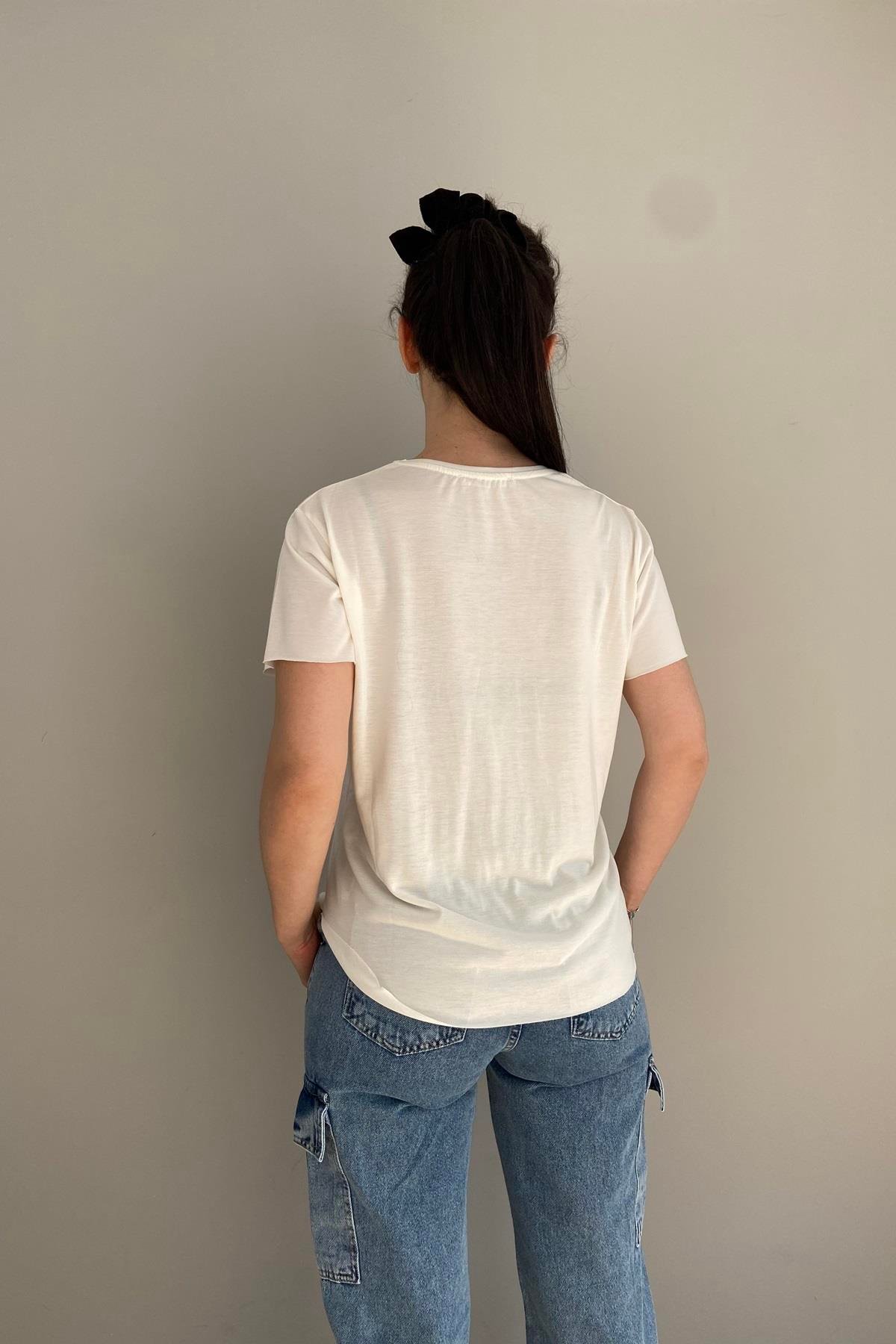 BİSKLET YAKA  TSHIRT