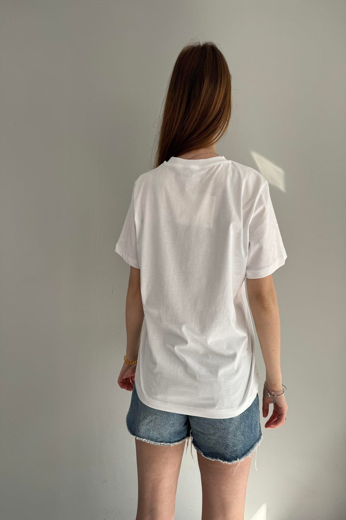 BOSTON NAKIŞLI TSHIRT