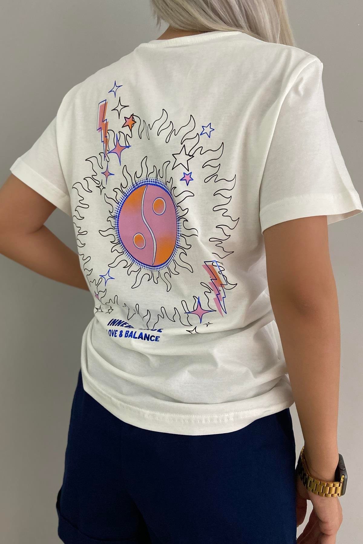 GUNEŞ BASKILI TSHIRT