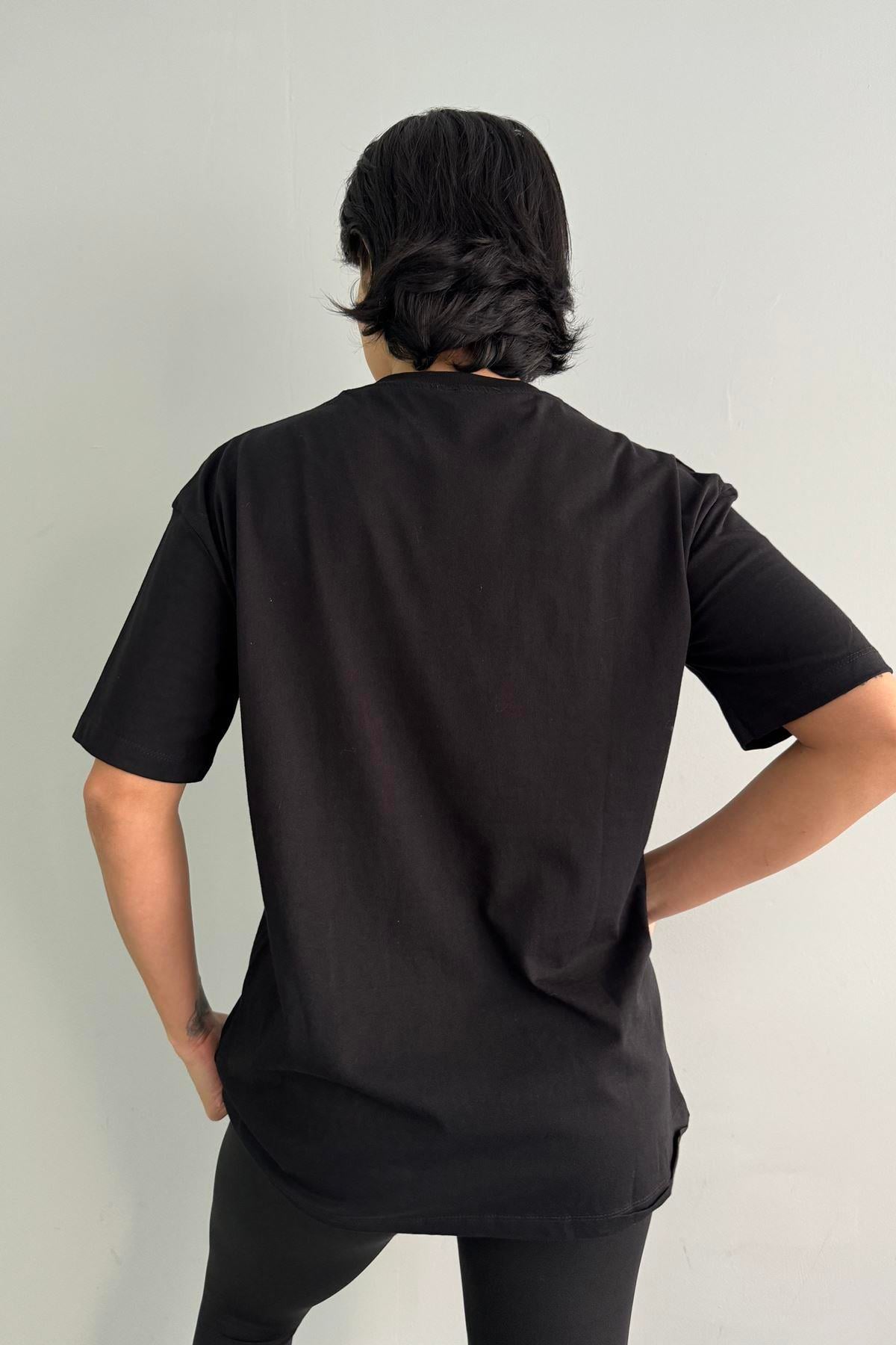 KALP NAKIŞLI TSHIRT