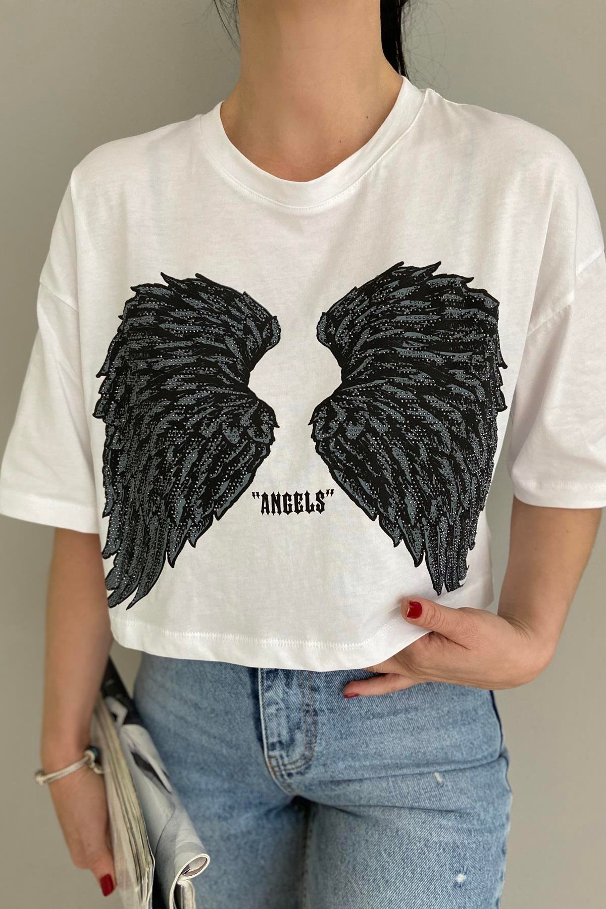 KANAT BASKILI TSHIRT
