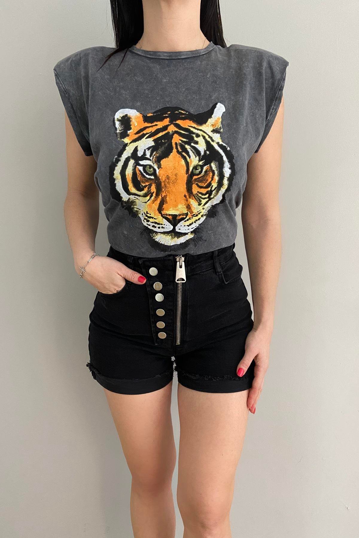 KAPLAN BASKILI TSHIRT