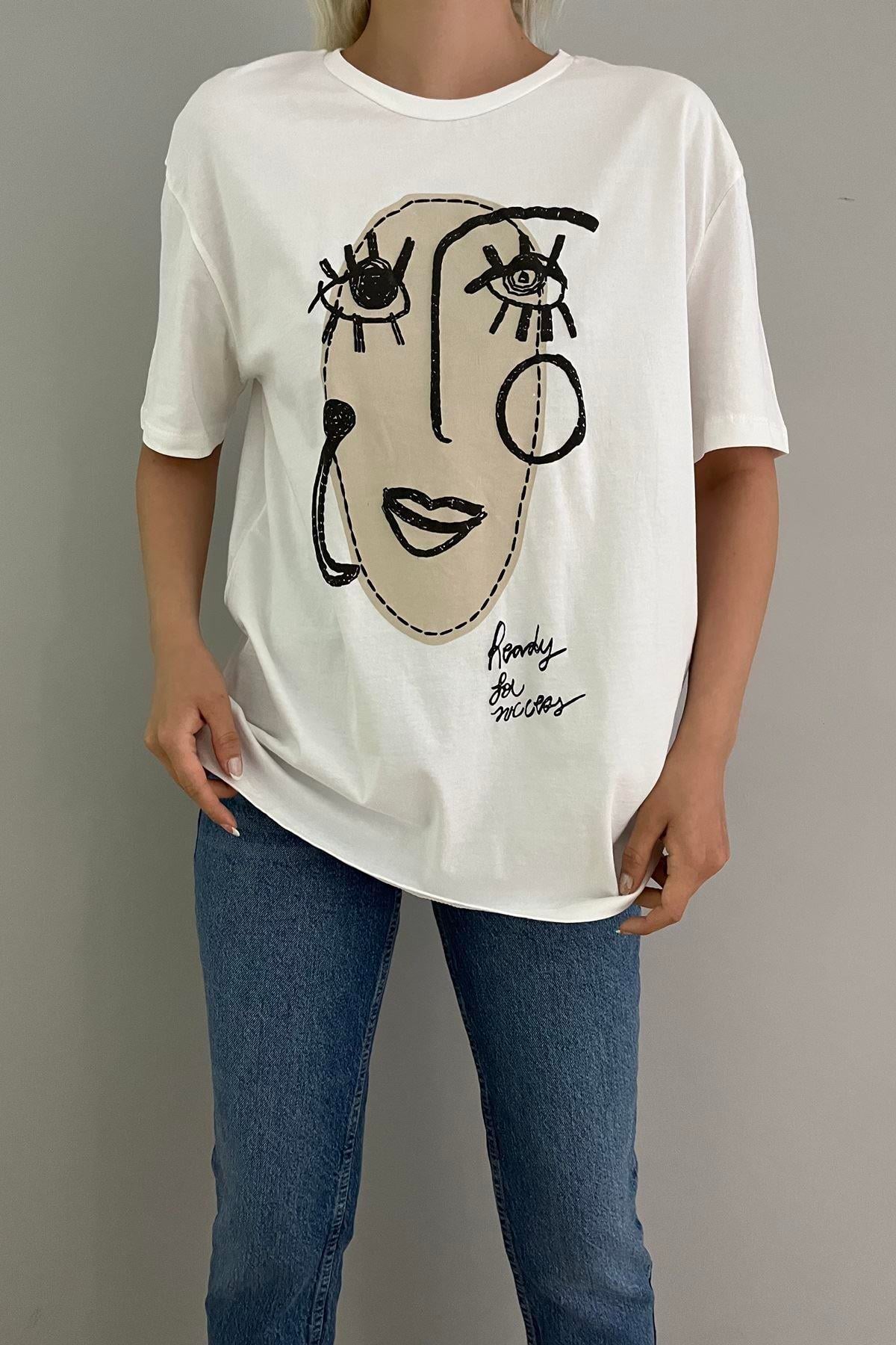 KIZ BASKILI TSHIRT