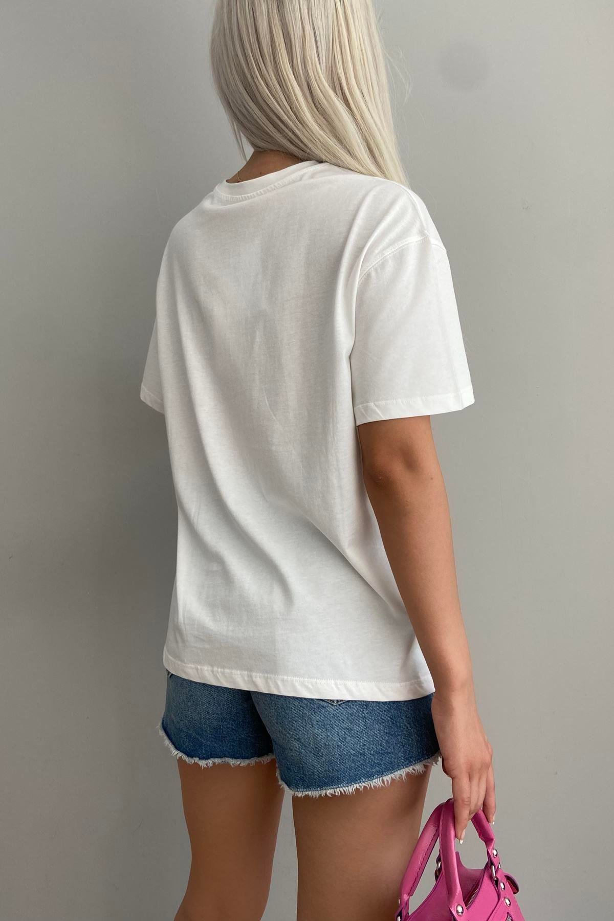 KIZ BASKILI TSHIRT