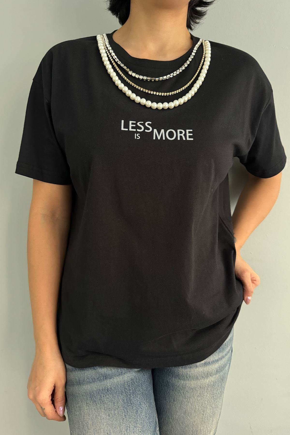 KOLYE DETAYLI TSHIRT