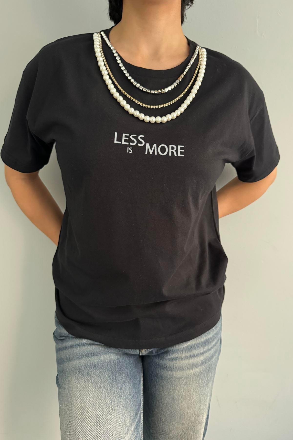 KOLYE DETAYLI TSHIRT