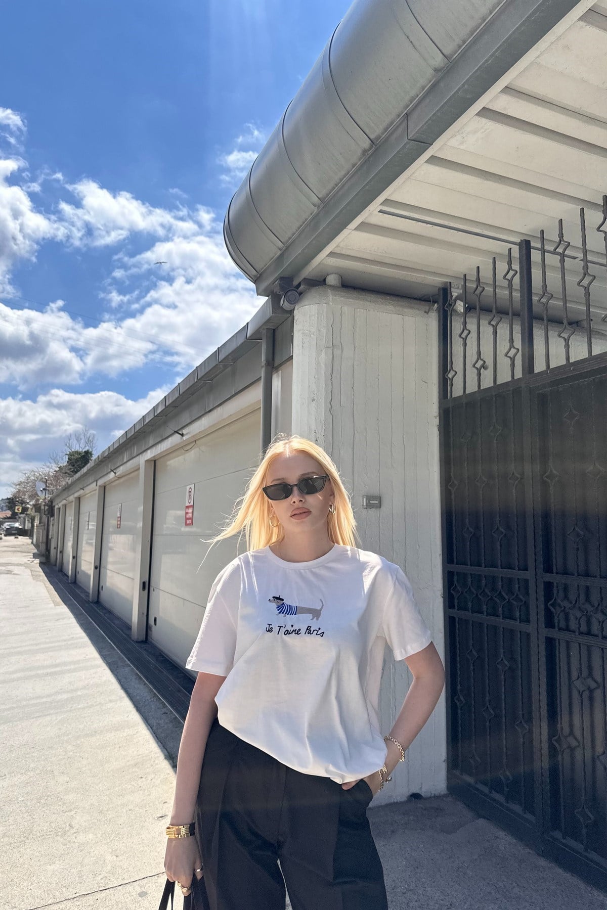 KÖPEK NAKIŞLI KISA KOLLU TSHIRT