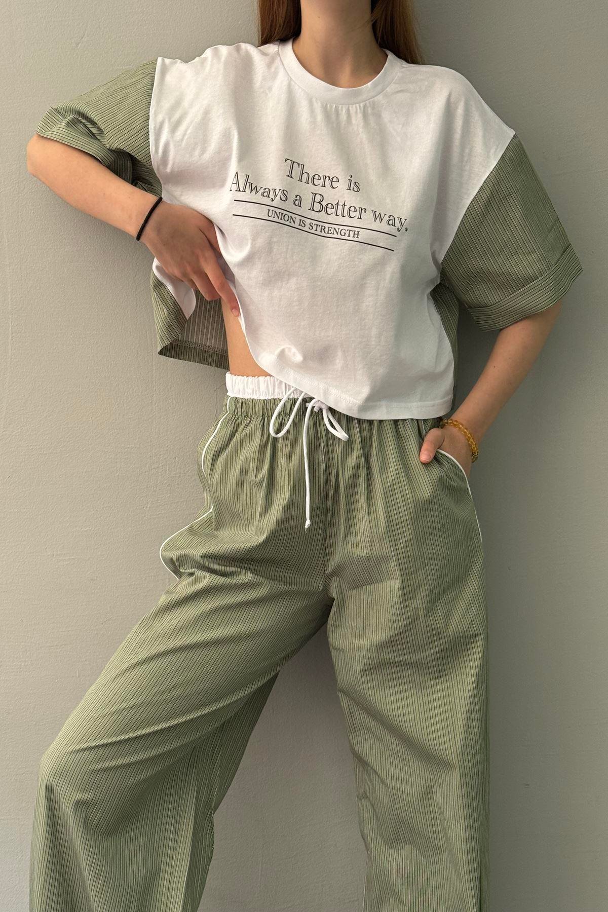 KUMAŞ MATCHLİ T-shirt