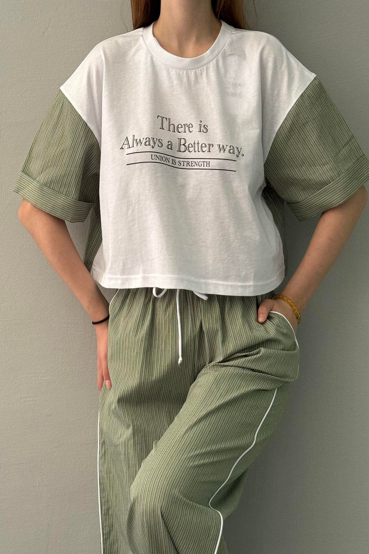 KUMAŞ MATCHLİ T-shirt