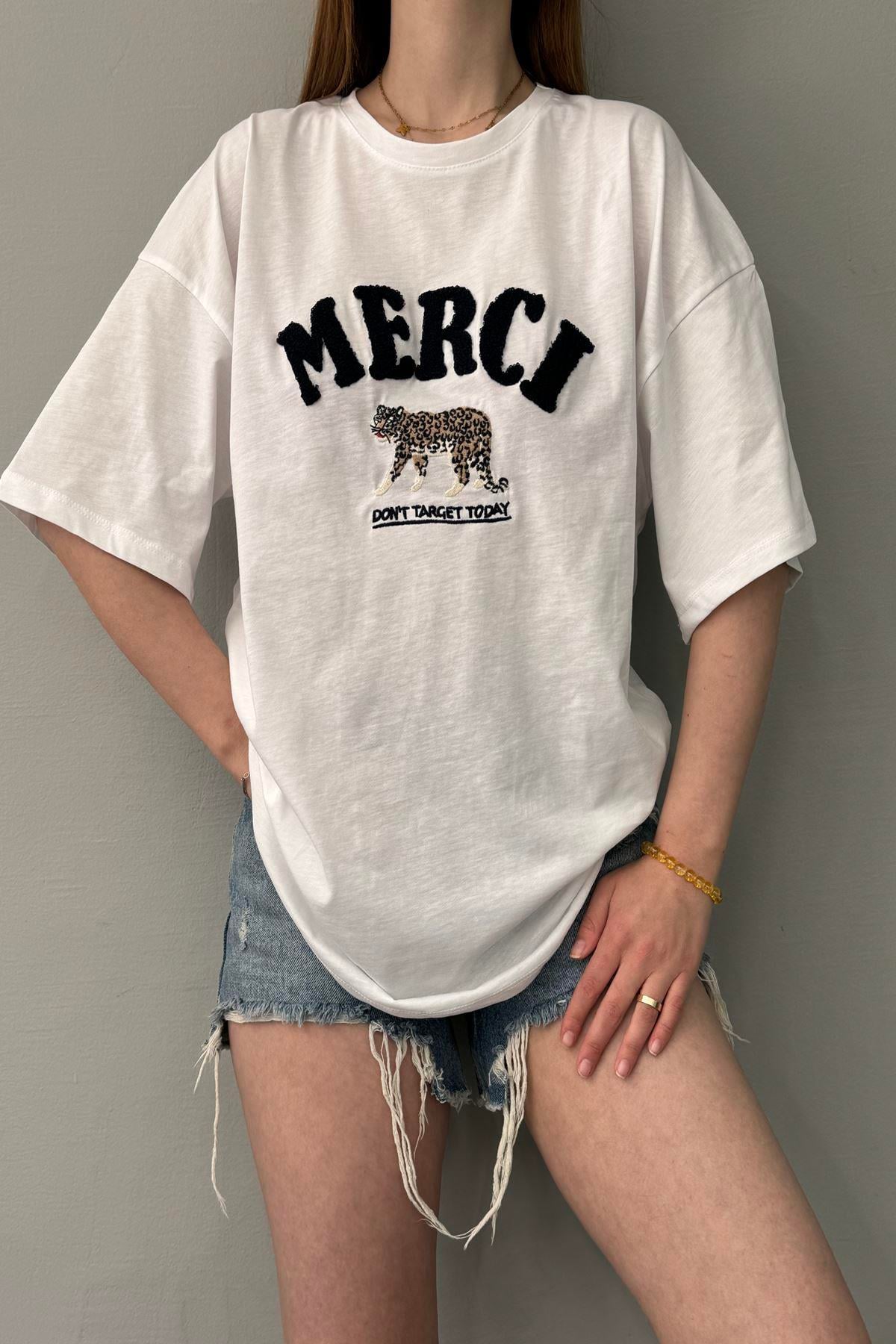 MERCİ BASKILI TSHIRT