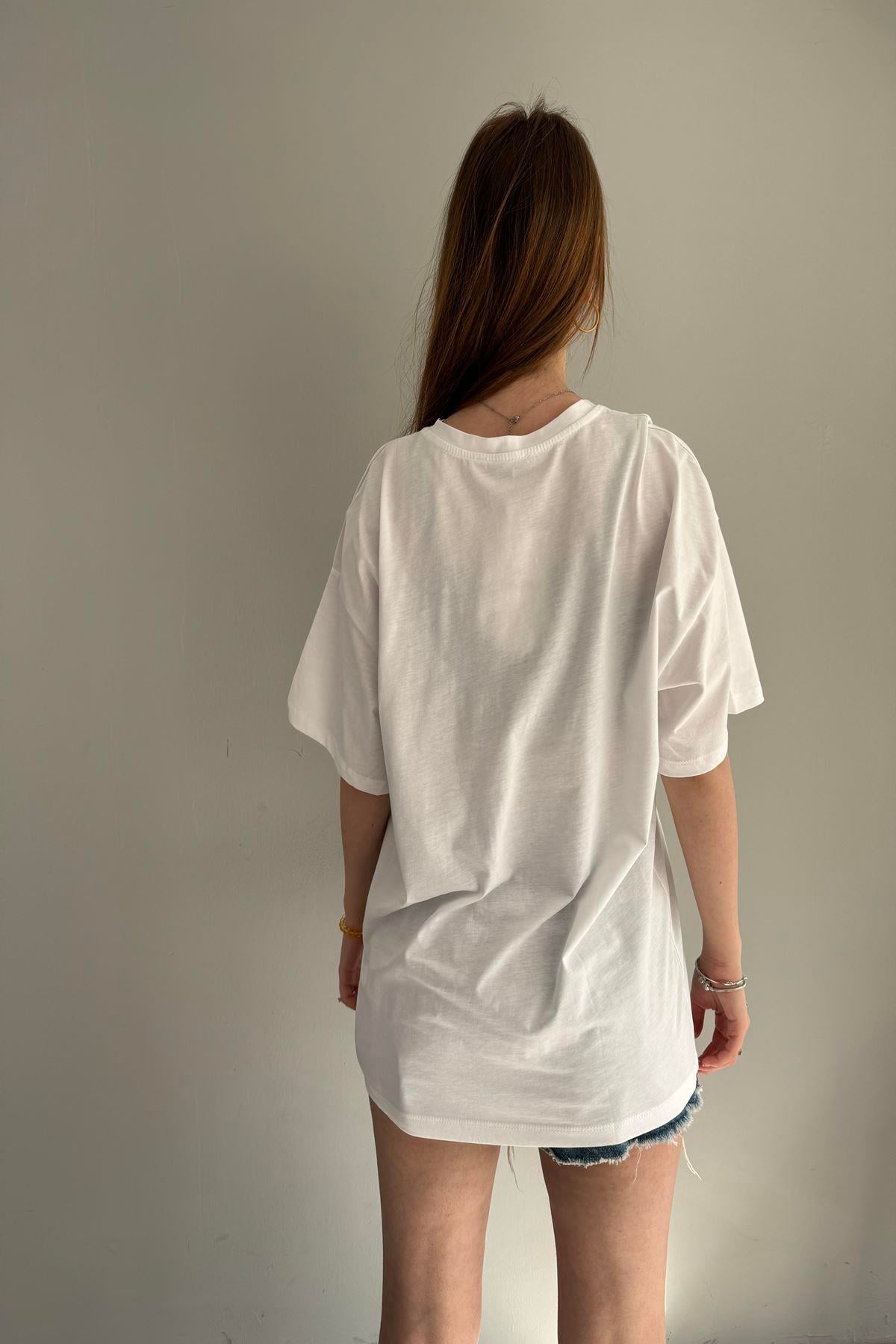 NAKIŞ DETAY TSHIRT