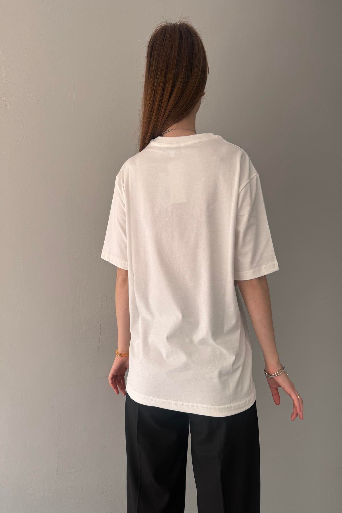 NAKIŞ DETAY TSHIRT