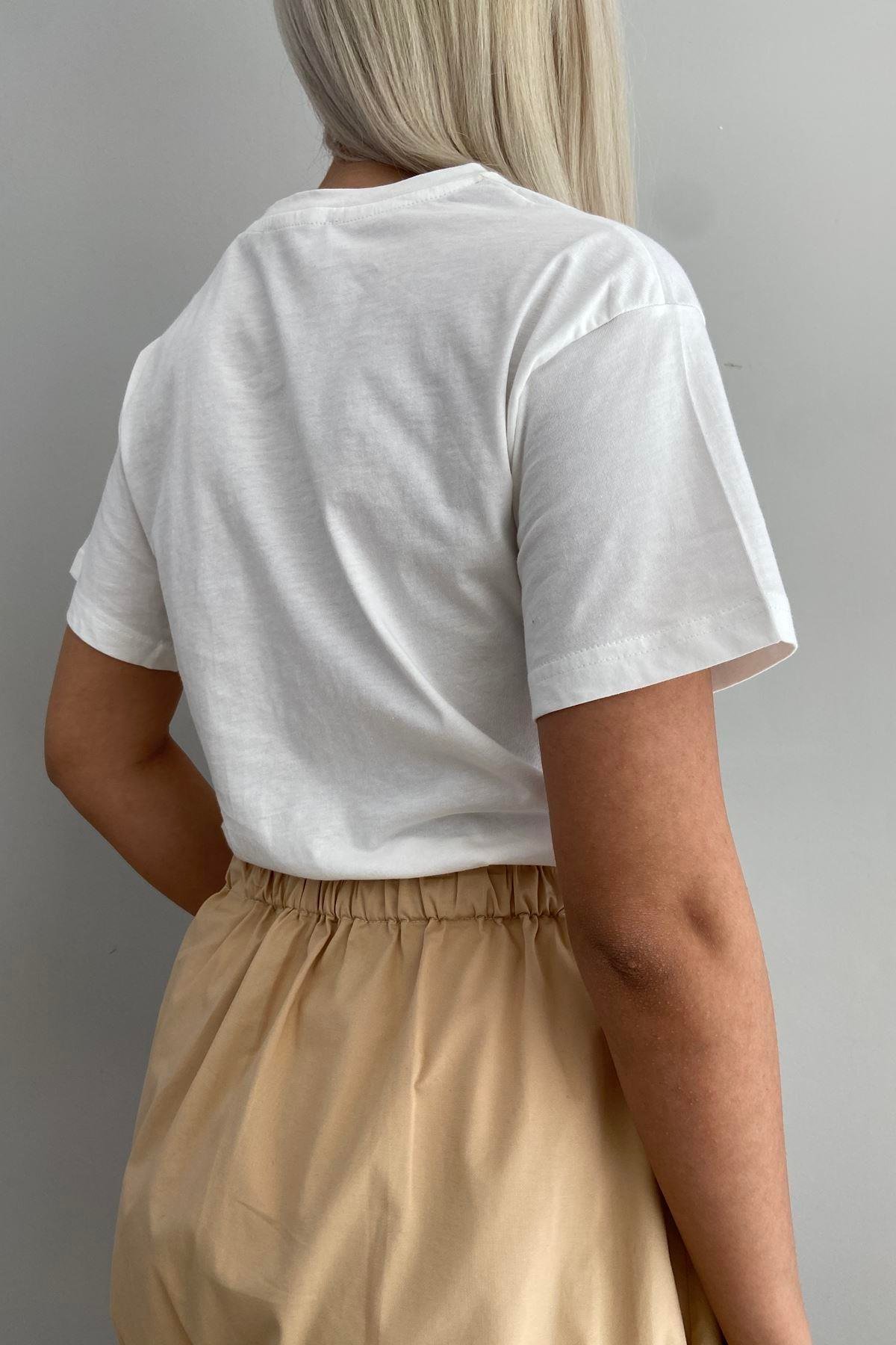 NAKIŞ DETAY TSHIRT