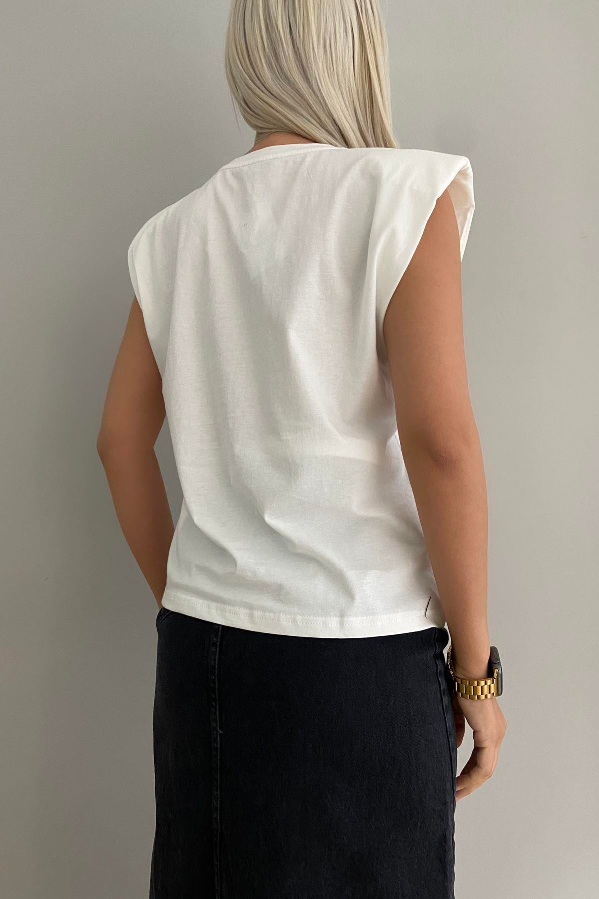 NAKIŞ DETAY TSHIRT