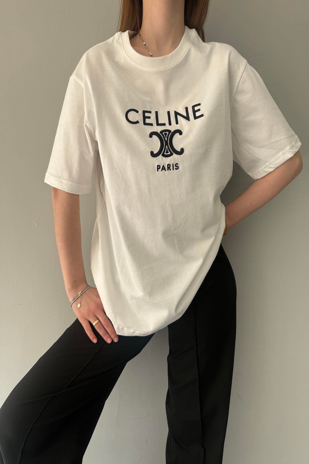 NAKIŞ DETAY TSHIRT