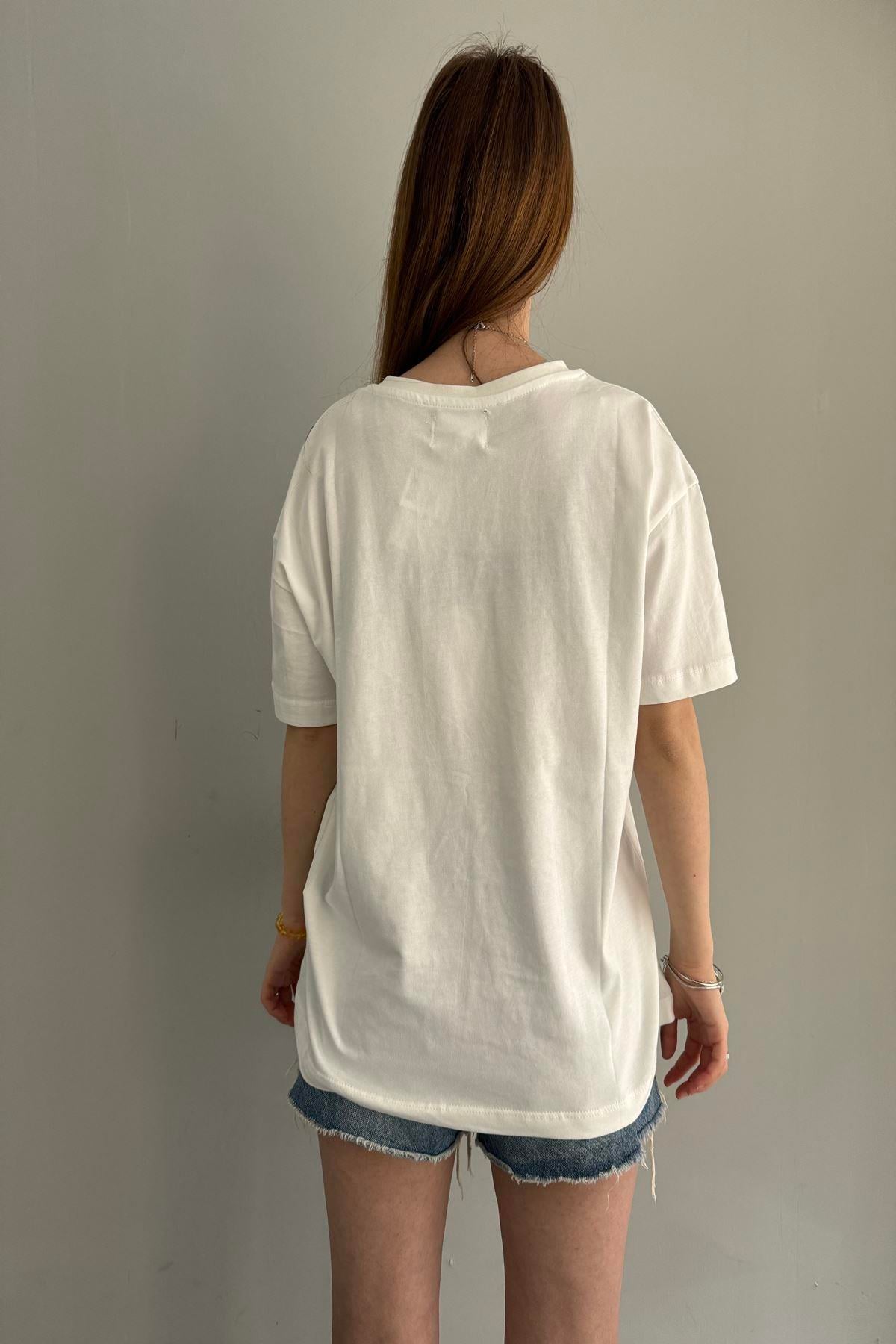 NAKIŞ DETAY TSHIRT